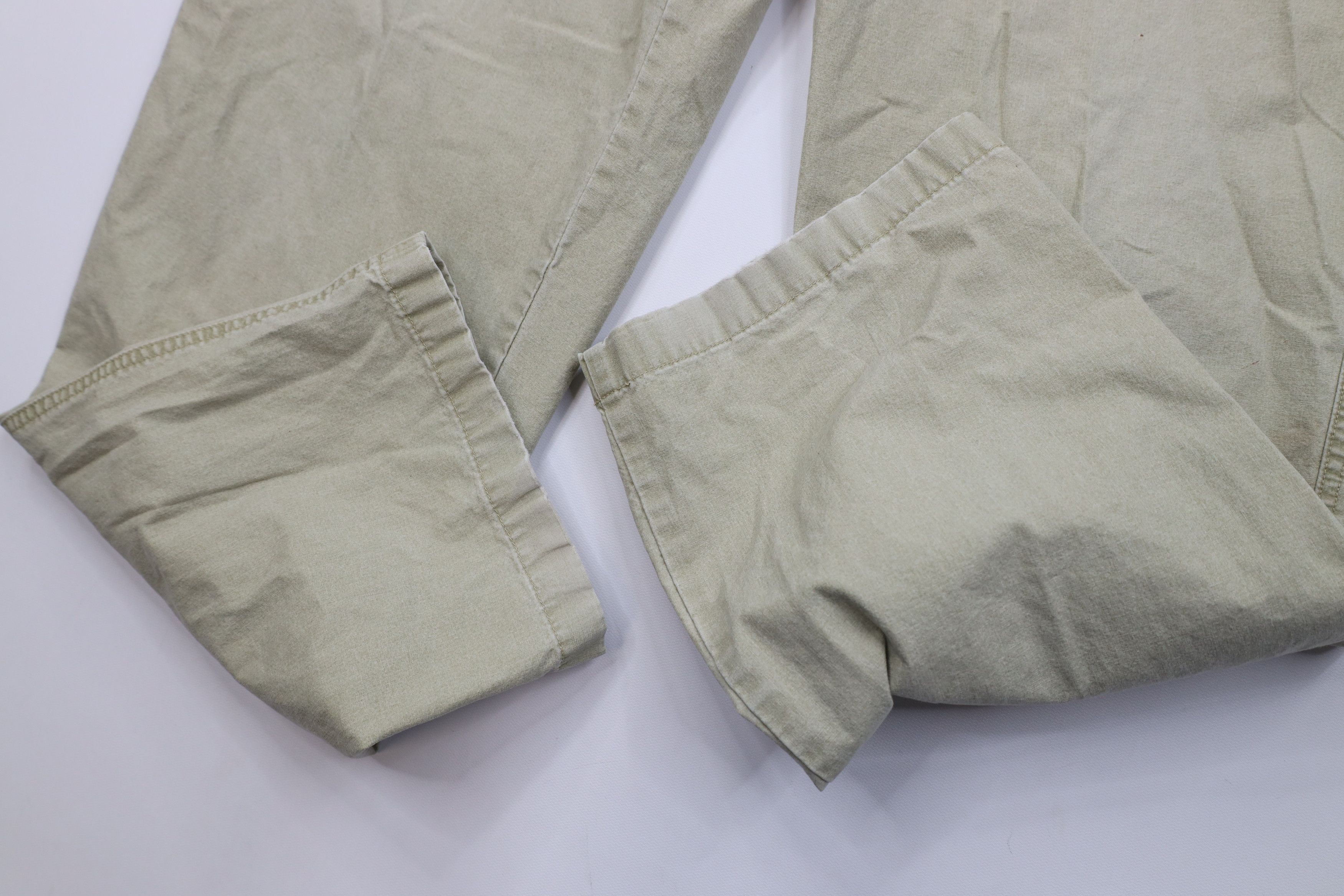 L.L. Bean Vintage 90s LL Bean Stonewash Wide Leg Cargo Pants Cotton Size US 36 / EU 52 - 9 Thumbnail