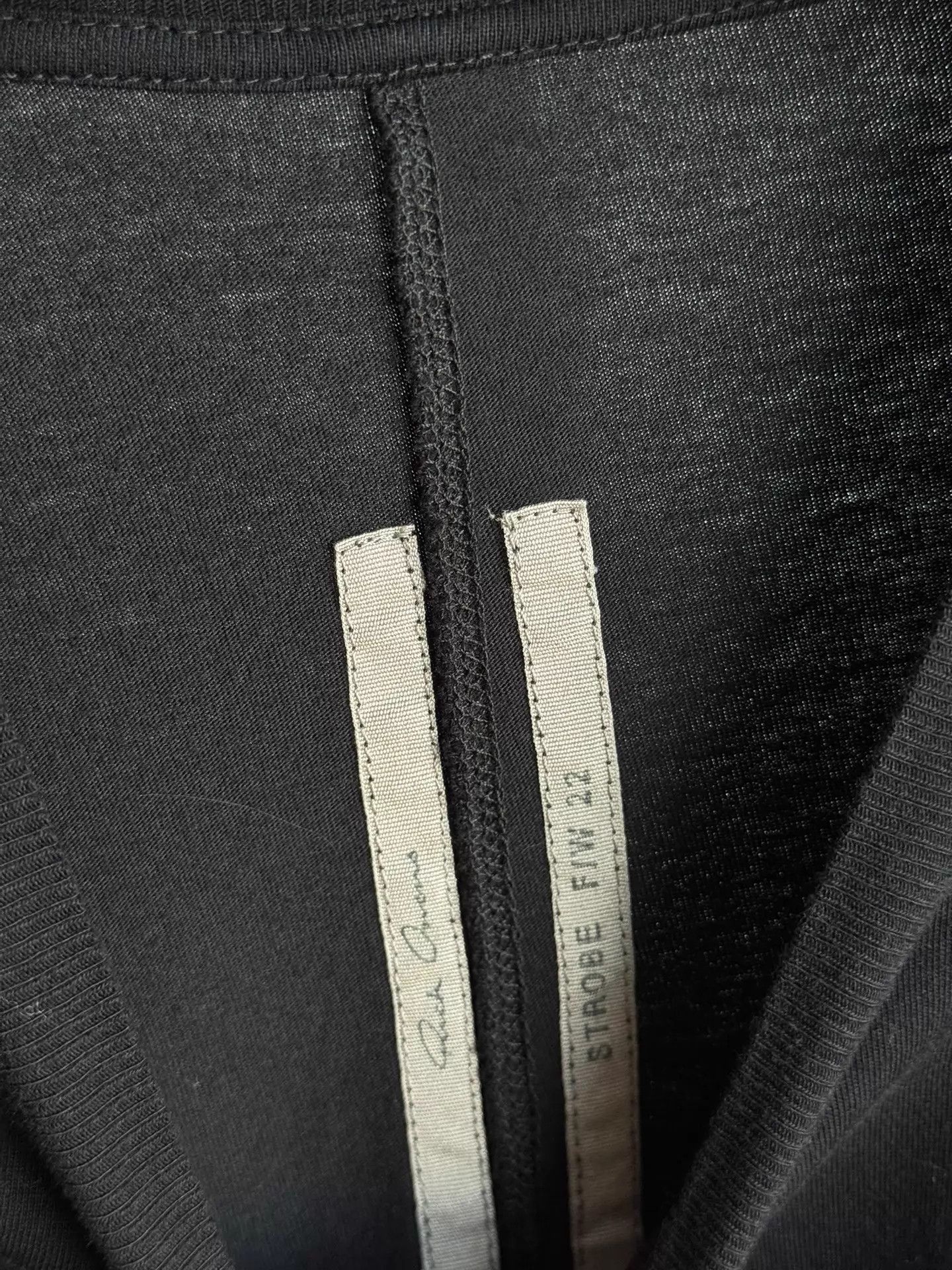 Rick Owens Rick Owens 22Fw Black Mainline Long Sleeve Tee S Size US S / EU 44-46 / 1 - 4 Thumbnail