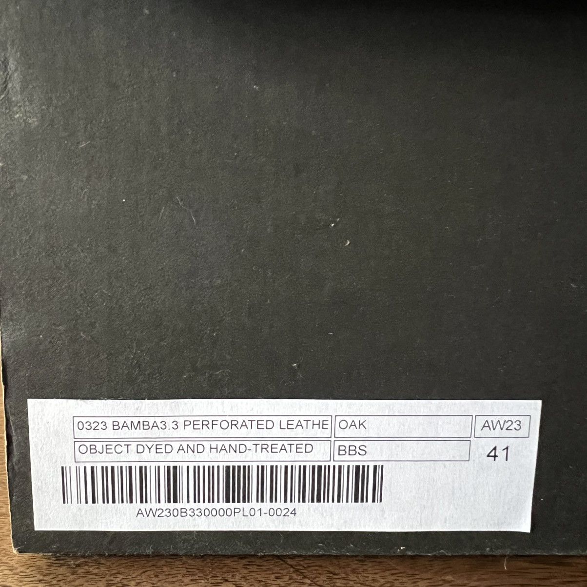 Boris Bidjan Saberi Oak Perforated AW23 Bamba 3.3 Side Zip Sneakers Size US 8 / EU 41 - 19 Thumbnail
