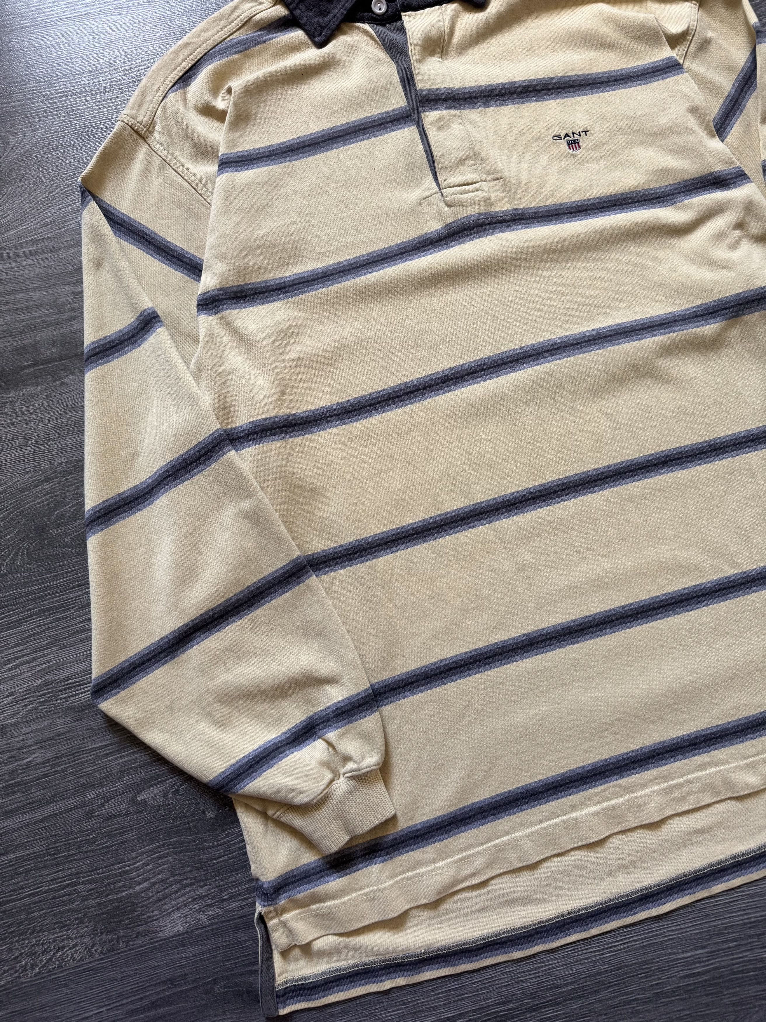 Gant Vintage Gant Logo Striped Preppy Rugby Polo Shirt Size US XXL / EU 58 / 5 - 7 Thumbnail