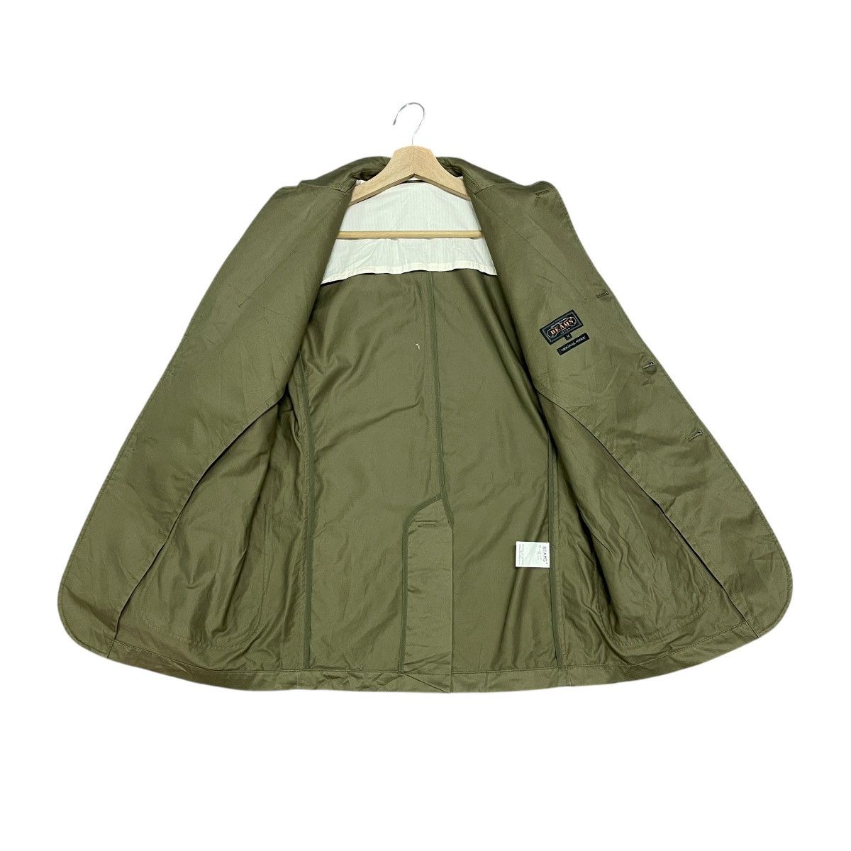 Beams Plus Vintage Beams Plus Single Breasted Olive Green Blazer Jacket Size US M / EU 48-50 / 2 - 16 Thumbnail