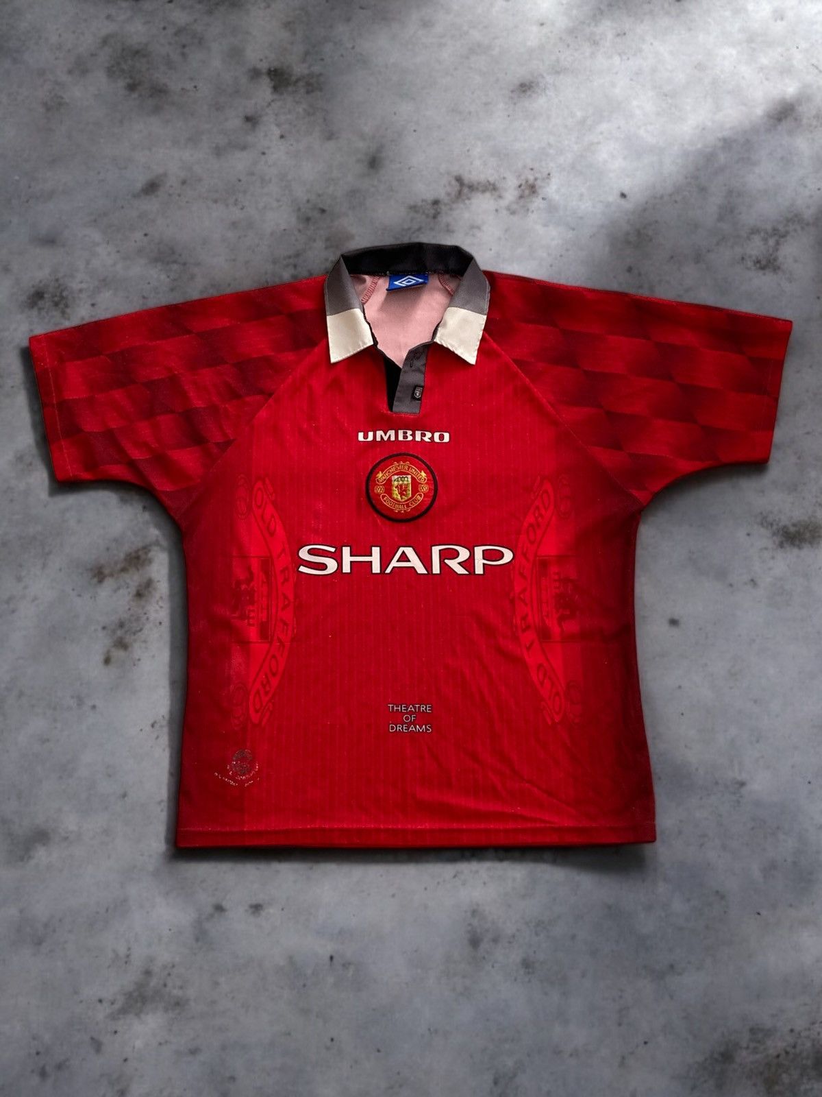 Umbro × Vintage Vintage 96/98 manchester united soccer football jersey L y2k Size US L / EU 52-54 / 3 - 1 Thumbnail