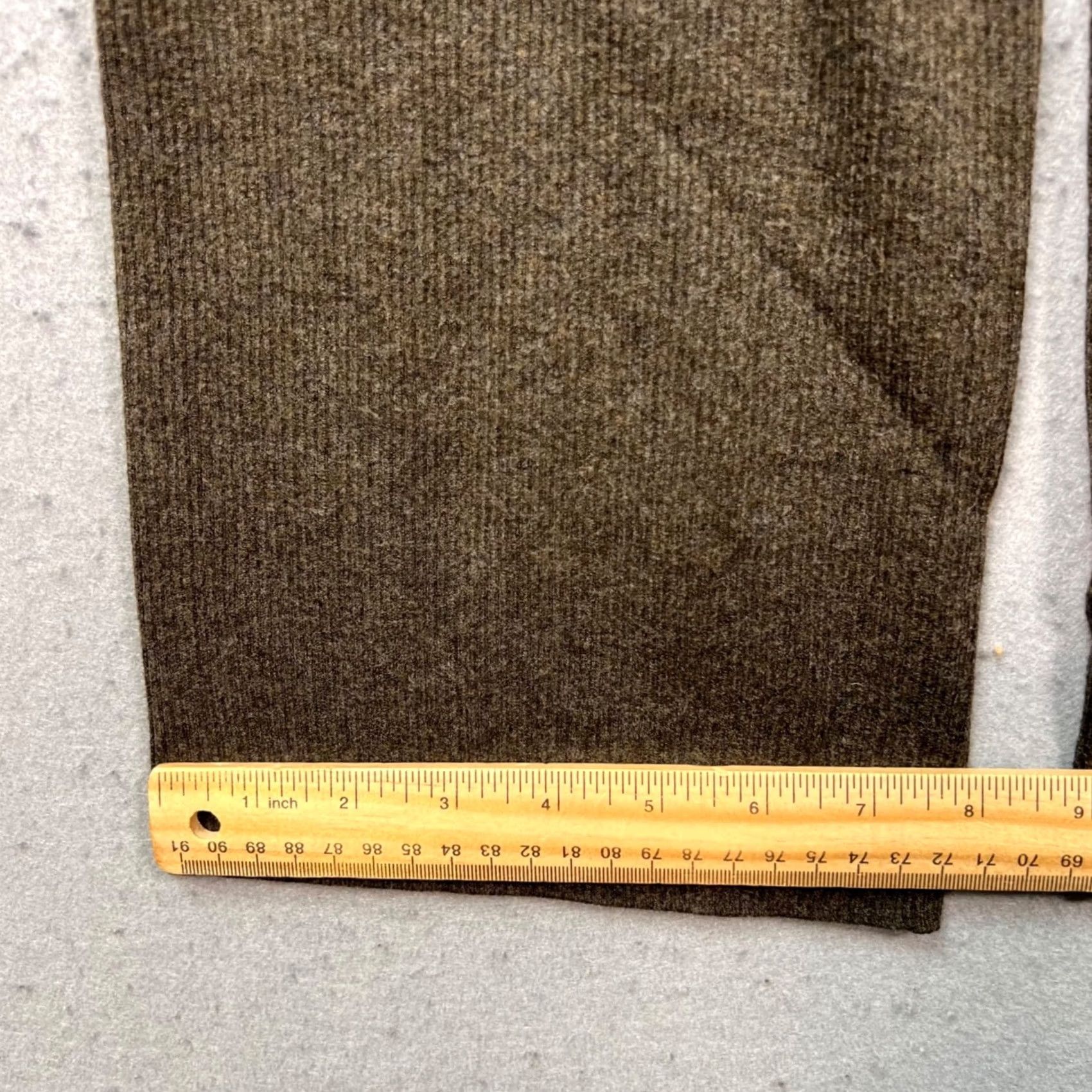Uniqlo Uniqlo Womens XS High-Waisted Brown Knit Wide-Leg Pants Drawstring, Ankle, Pockets, Regular, All Season, Stretch Backward? Size 26" / US 2 / IT 38 - 7 Thumbnail