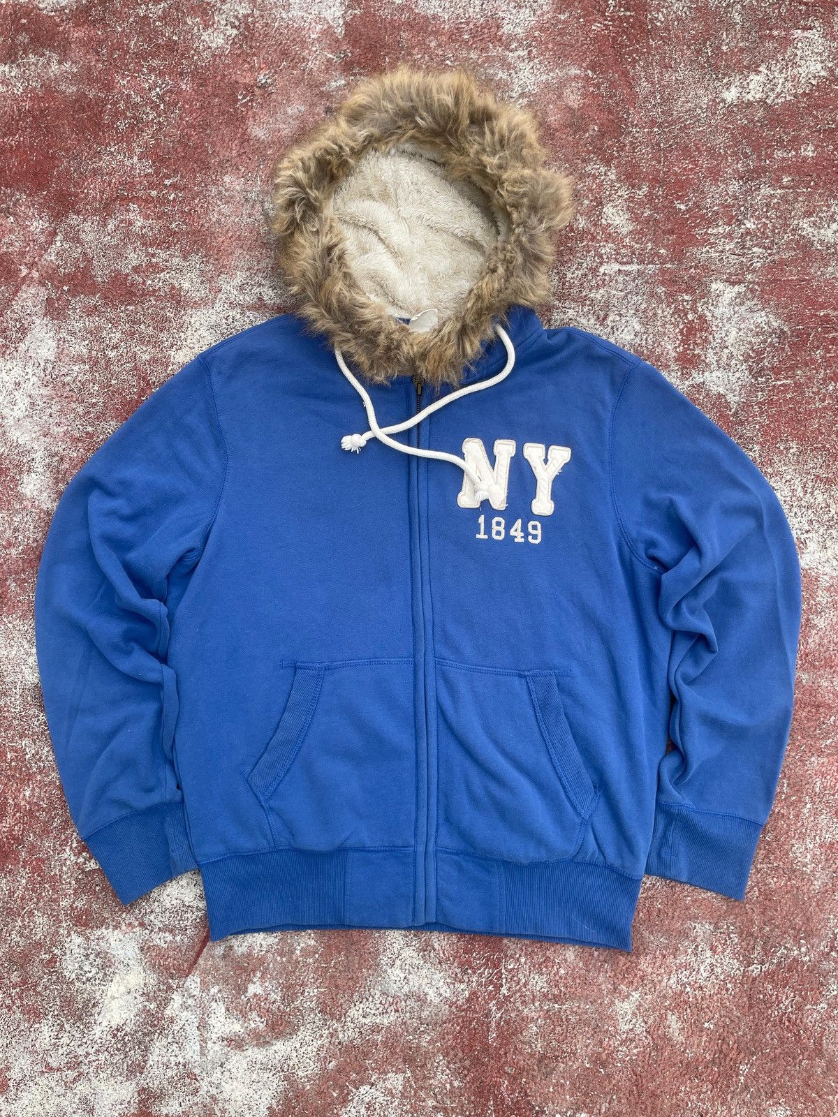 Who A.U. Y2k WHO A.U california 1849 fur hoodie i6w9 igb style Size US L / EU 52-54 / 3 - 3 Thumbnail