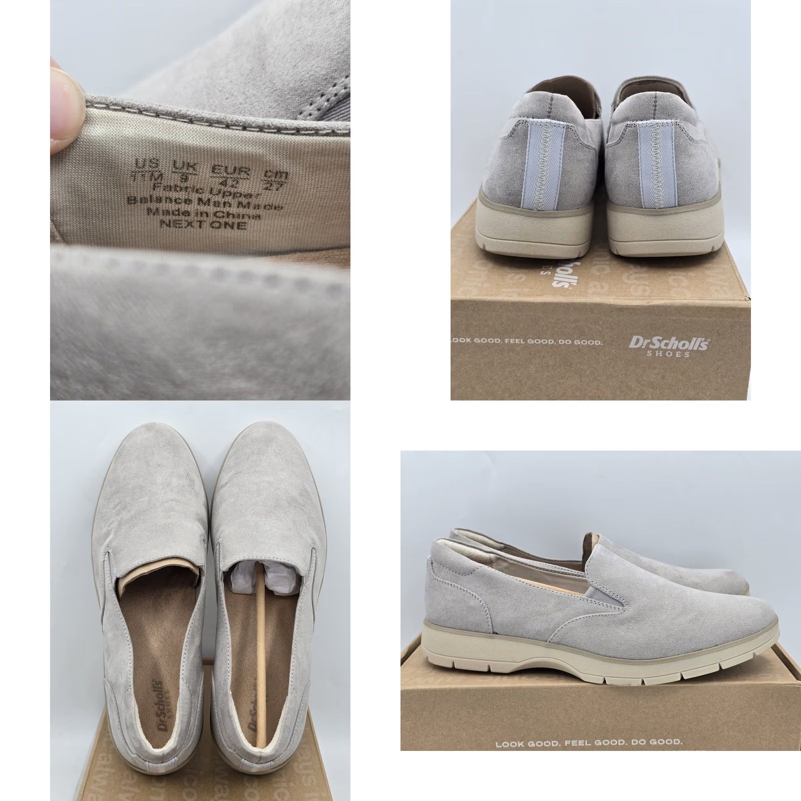 Scholl Dr. Scholl's Womens Next One Slip On Loafer Soft Grey Sz 11 M NIB - Flat - Shoes Size US 11 / IT 41 - 8 Thumbnail