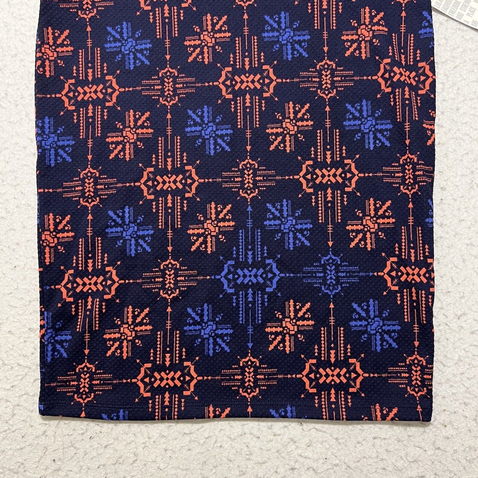 Other LuLaRoe Cassie Medium Pencil Skirt Diamond Geometric Stretch Size 32" / US 10 / IT 46 - 3 Thumbnail