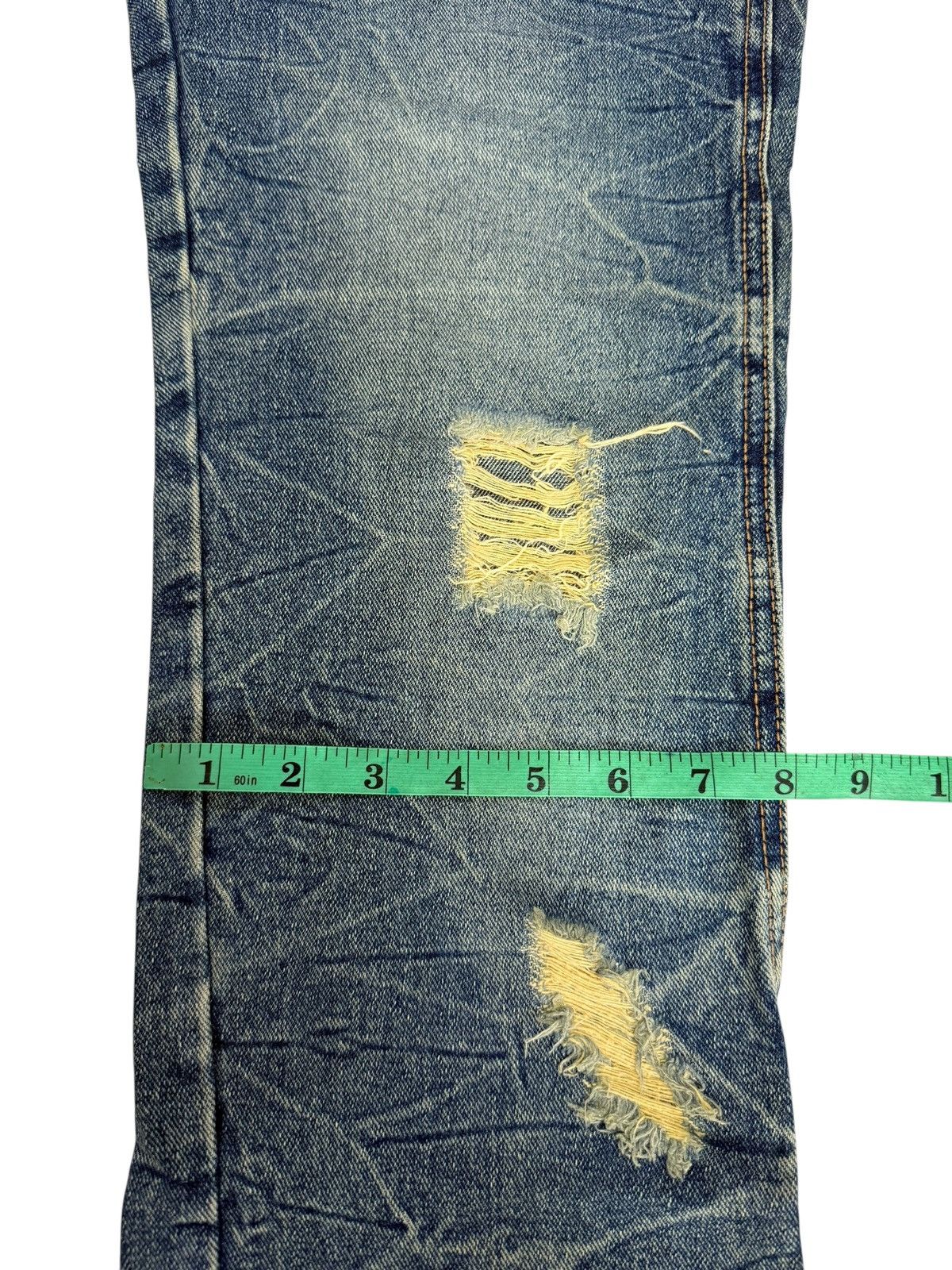 Japanese Brand Vintage Japanese World Bazaar Distressed Design Jeans Size US 29 - 12 Thumbnail