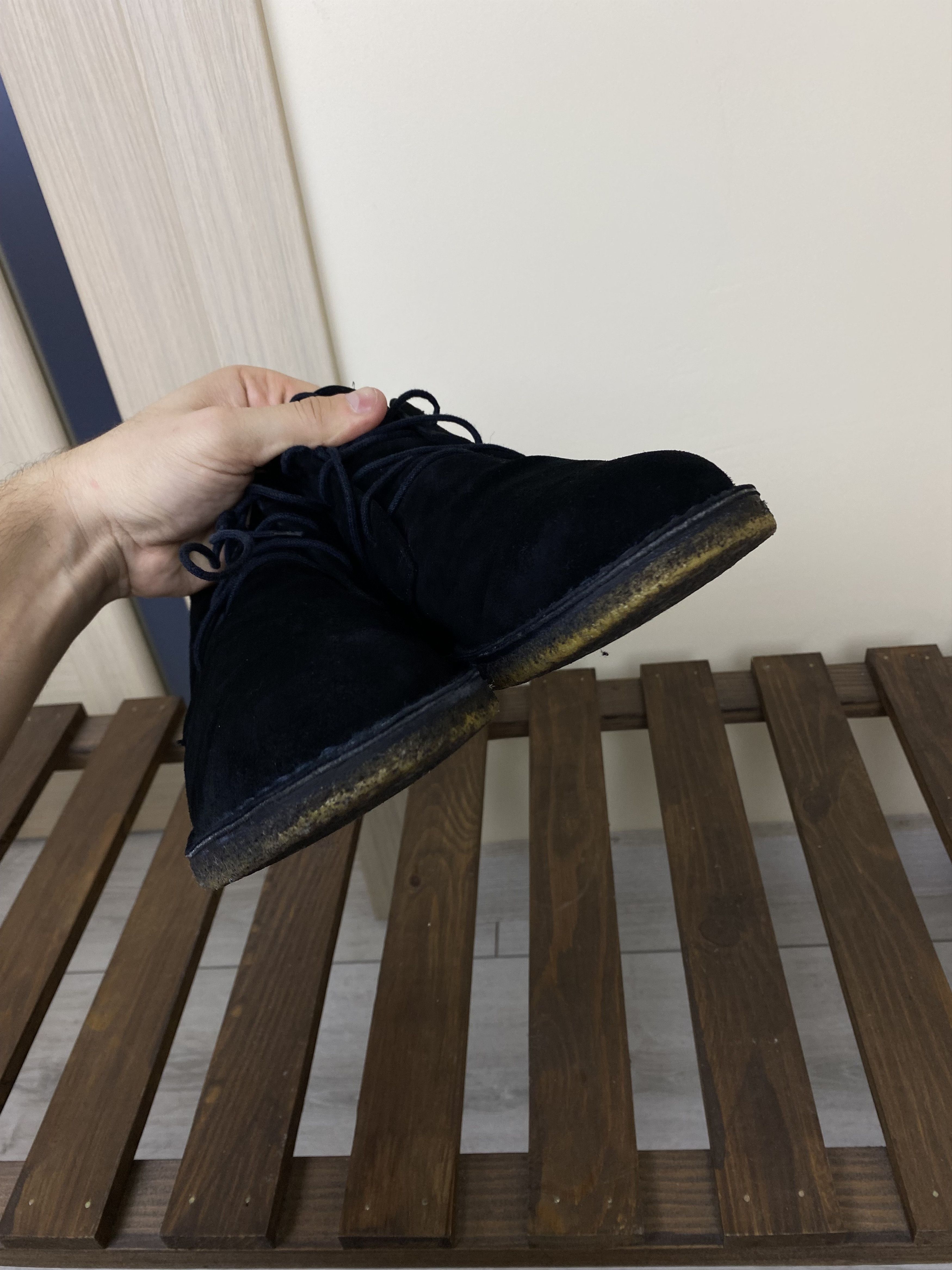 Corneliani Corneliani desert black boots rubber sole size 42 Size US 8.5 / EU 41-42 - 4 Thumbnail