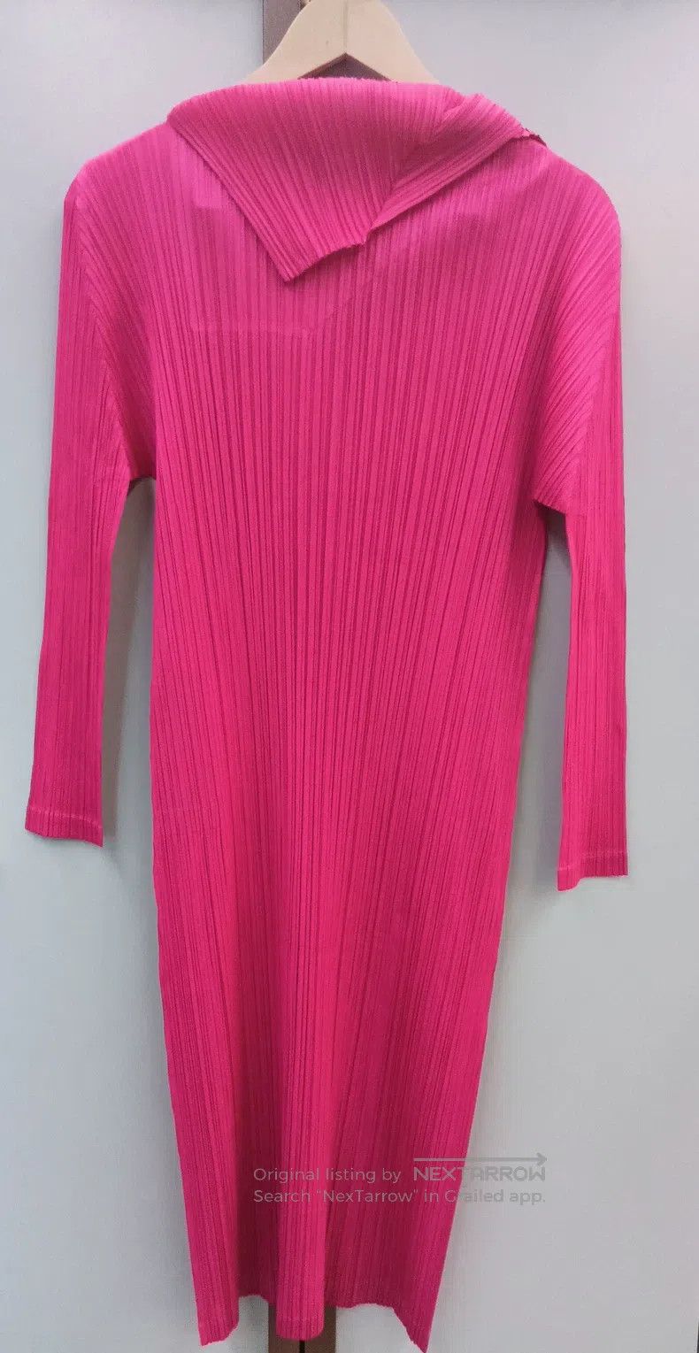 Issey Miyake Issey Miyake Pleated Dress - Peach Pink Size L / US 10 / IT 46 - 1 Thumbnail