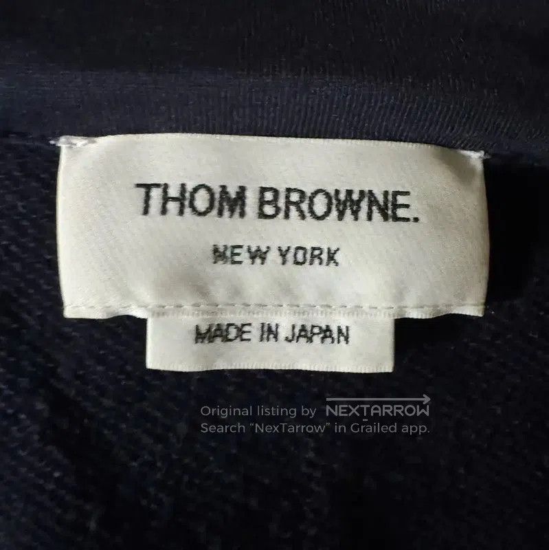 Thom Browne Thom Browne Men's Navy Logo Zip Hoodie . Size US M / EU 48-50 / 2 - 4 Thumbnail