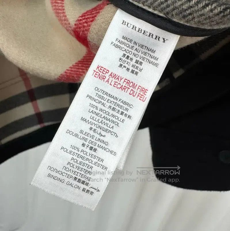 Burberry Burberry Black Wool Mid-Length Duffle Coat. Size L / US 10 / IT 46 - 7 Thumbnail