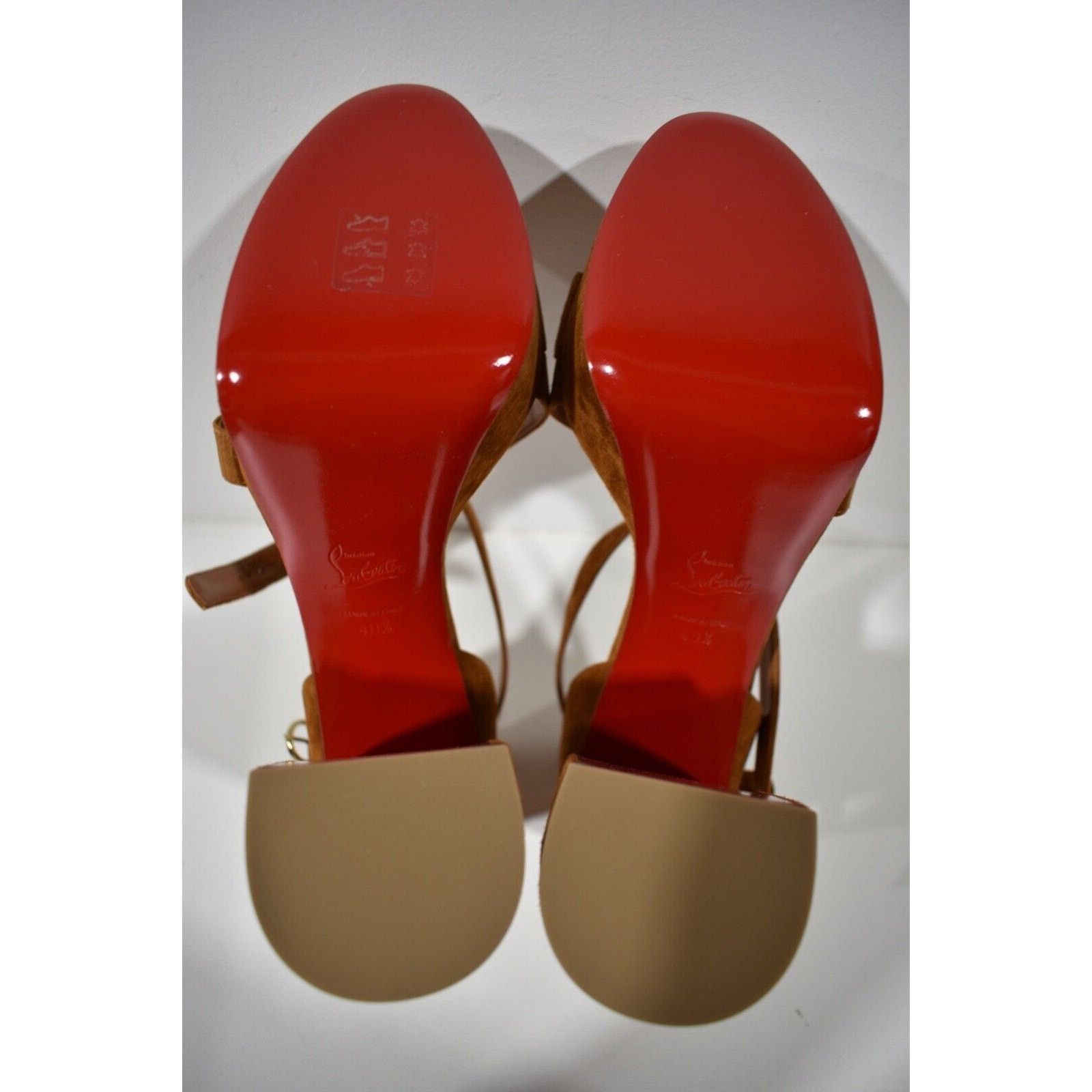 Christian Louboutin Movida Sandal 130 Foxy Brown Suede Platform Heel Pump 40.5 Size US 10.5 / IT 40.5 - 11 Thumbnail