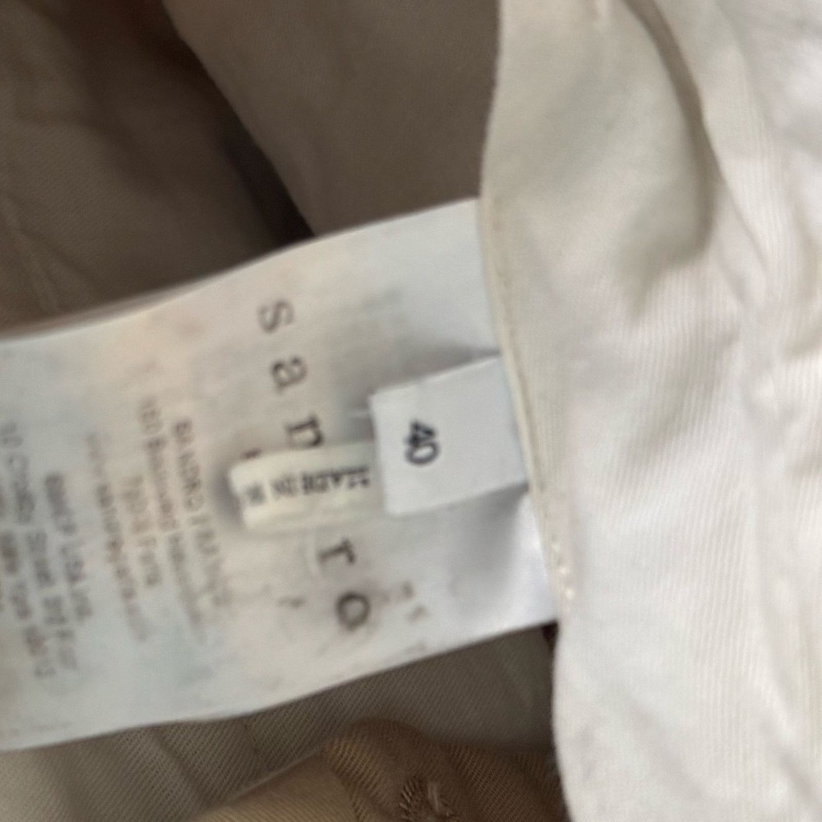 Sandro Sandro Men's Khaki Chinos Size US 40 / EU 56 - 3 Thumbnail