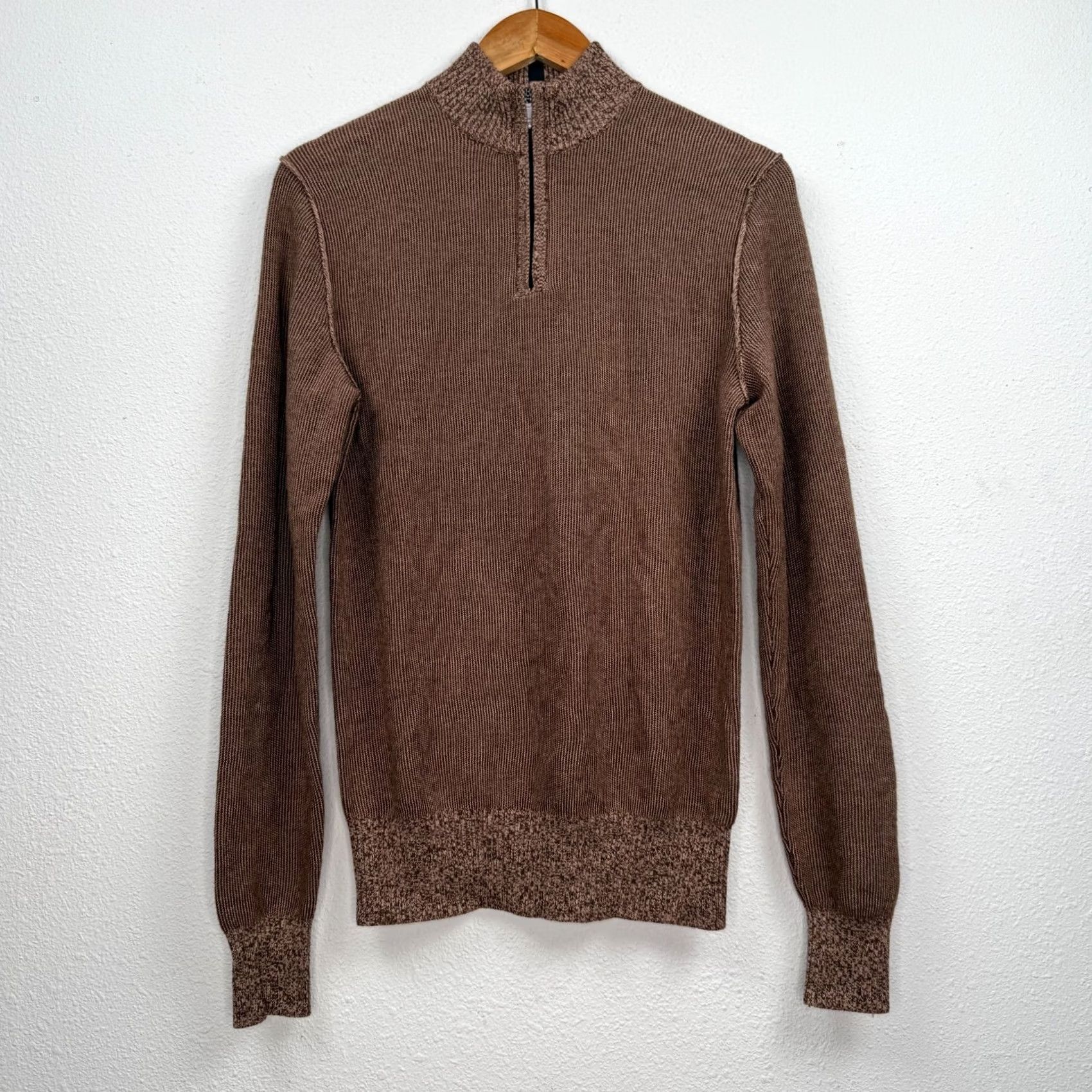 Vintage Tommy John Sweater Knit Lounge Set Men Top Bottoms 2 Piece NWT Brown Size S Regular Knit Lounge Set City College Size US S / EU 44-46 / 1 - 2 Thumbnail