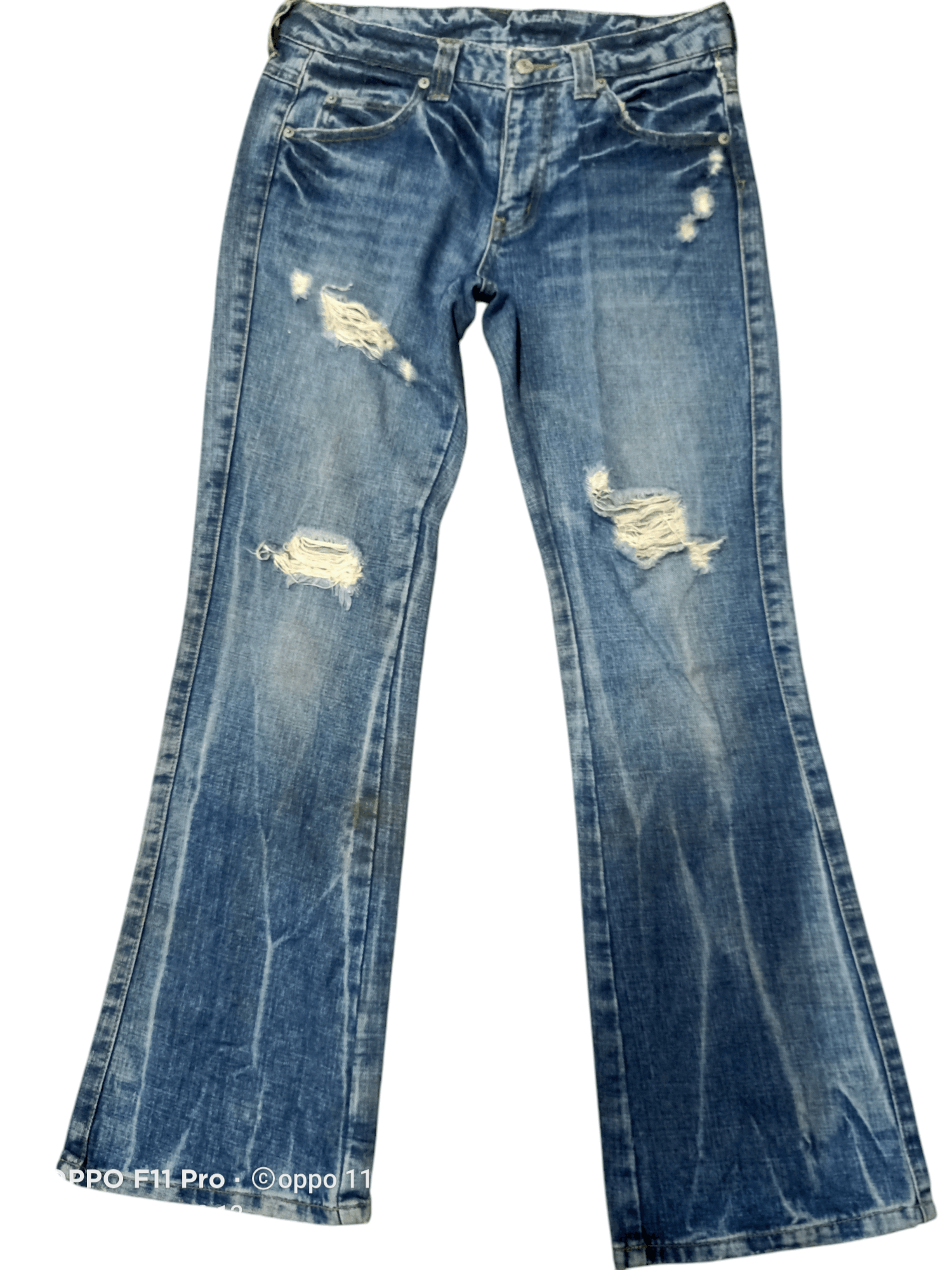 If Six Was Nine × Japanese Brand × Le Grande Bleu (L.G.B.) Unbrand Denim Flare low Rise Bootcut Size US 30 / EU 46 - 6 Thumbnail