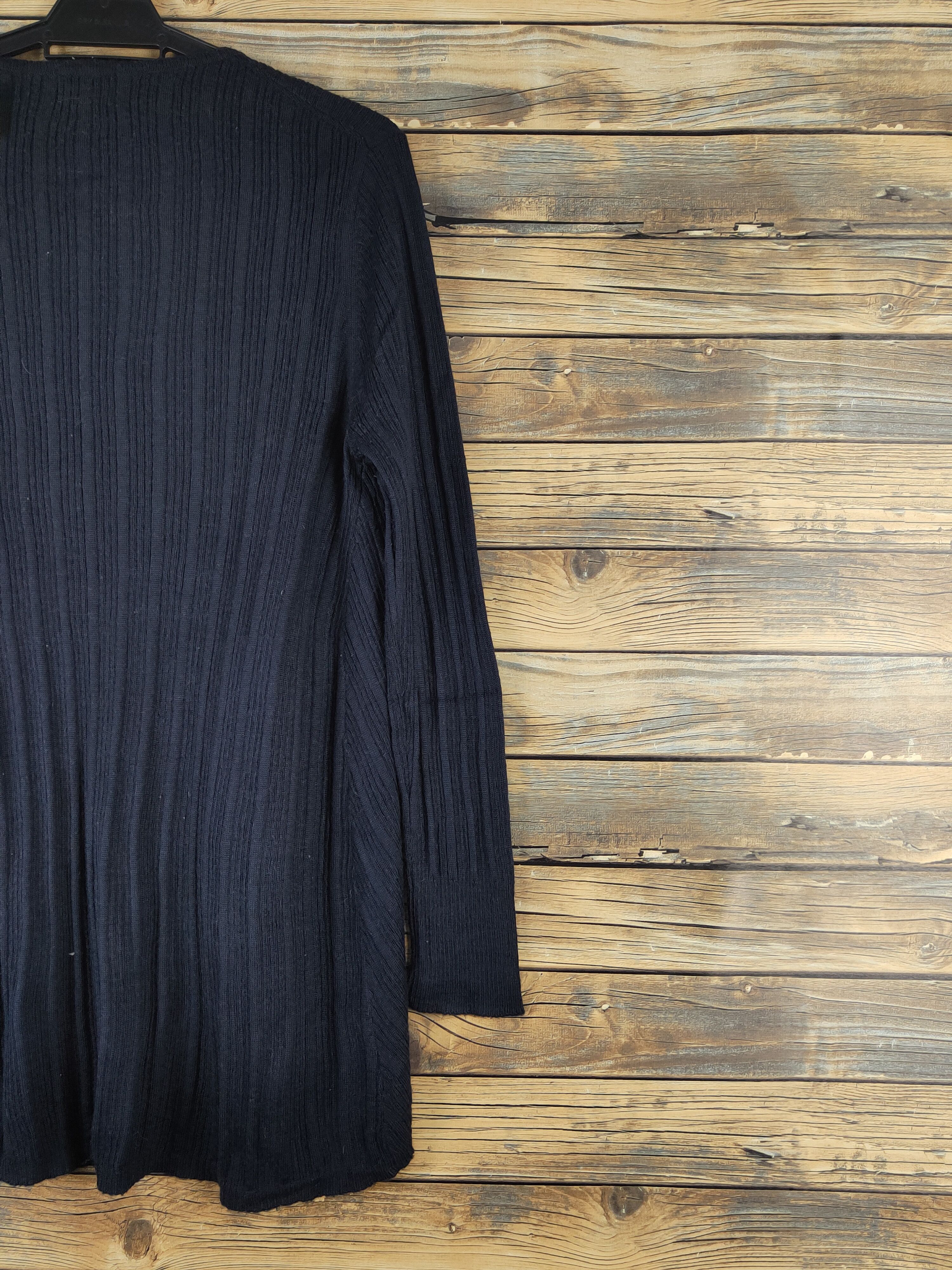 Vintage Emma James Black Knitwear Cardigan #W1365 Size US L / EU 52-54 / 3 - 9 Thumbnail