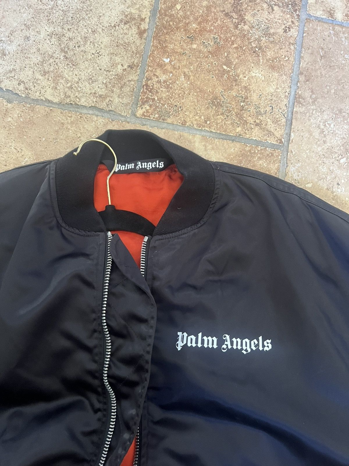 Palm Angels Palm Angels Black Bomber Jacket Size US L / EU 52-54 / 3 - 4 Thumbnail