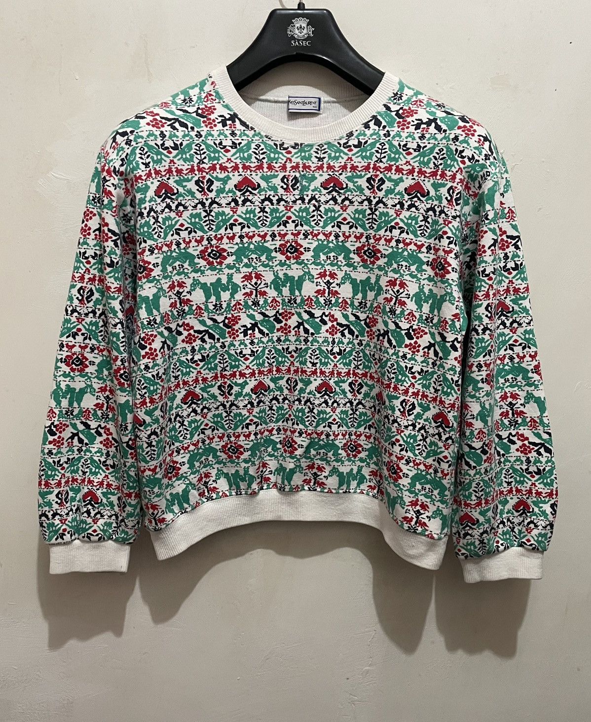Saint Laurent Paris × Yves Saint Laurent YVES SAINT LAURENT SWEATER Size S / US 4 / IT 40 - 2 Thumbnail