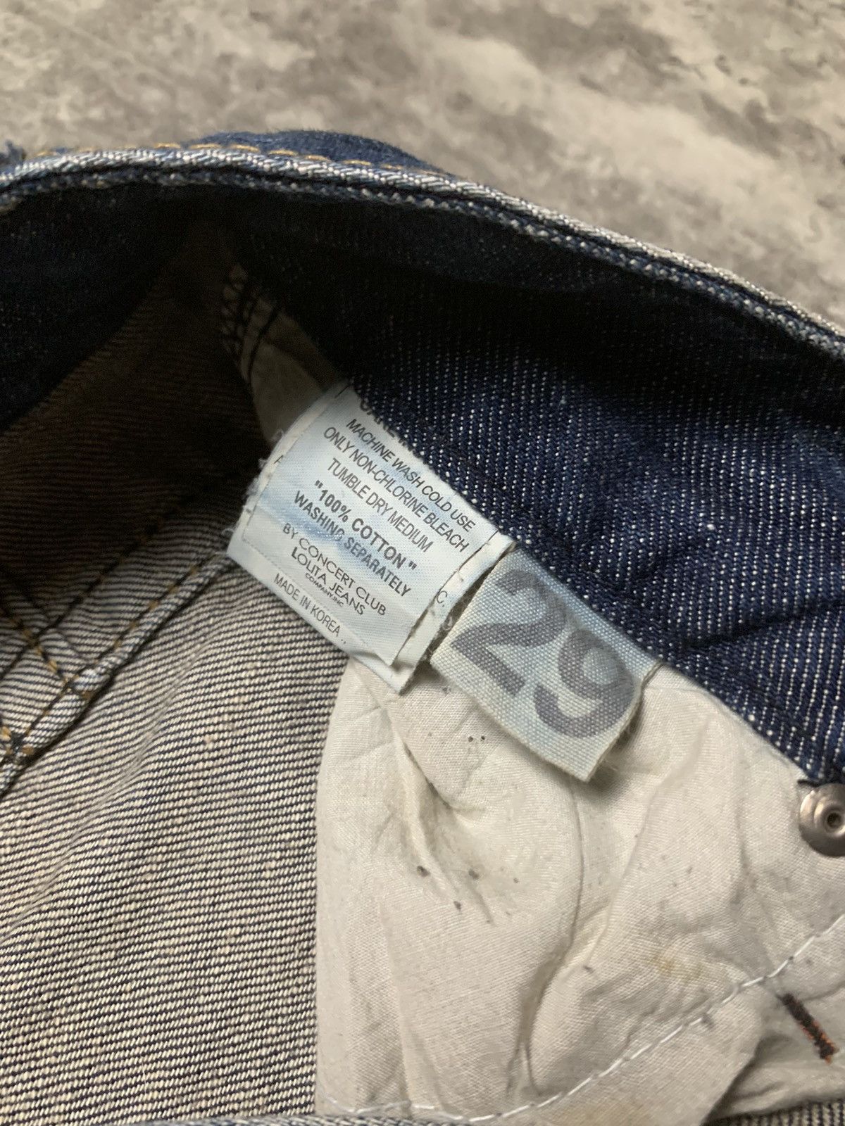 Tornado Mart Y2K Yoshitomo Nara x Lolita Acid Wash Clawmark Super Flare Size US 32 / EU 48 - 9 Thumbnail