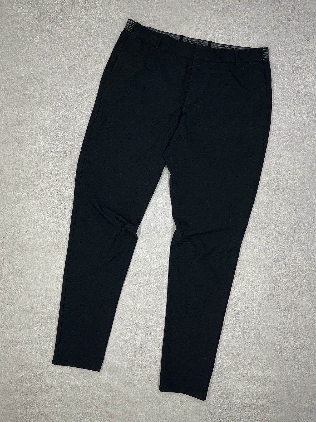 Nike Mens Nike Golf Flex Dri Fit Pants Black Slim Y2K ACG TN Size US 34 / EU 50 - 6 Thumbnail