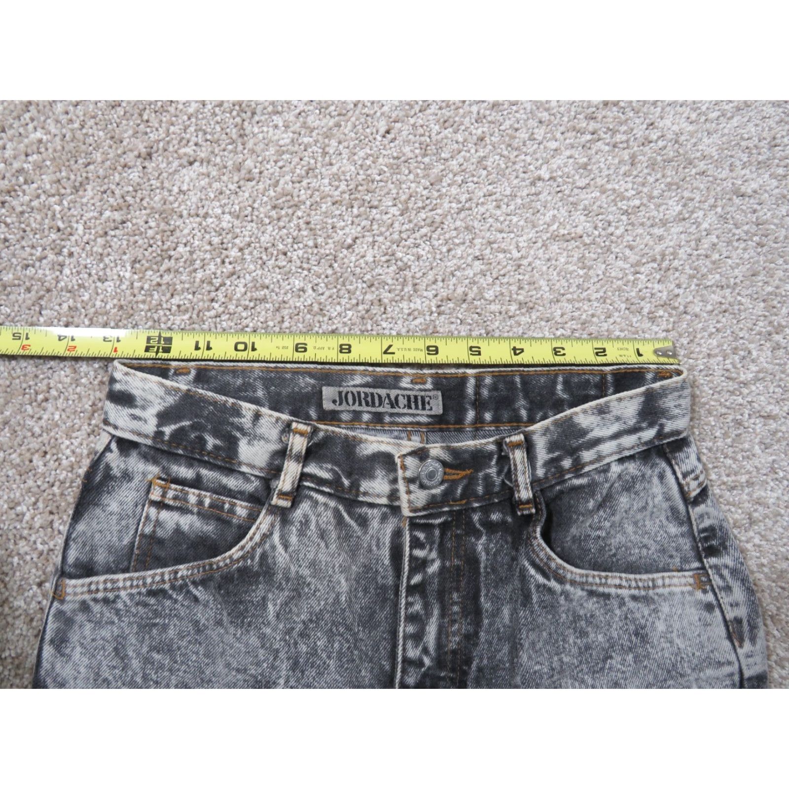 Jordache VTG Jordache Jeans Denim USA Ladies Misses 9 26X27 High Waist Acid wash 1980s Disco Mens? Size 26" / US 2 / IT 38 - 7 Thumbnail