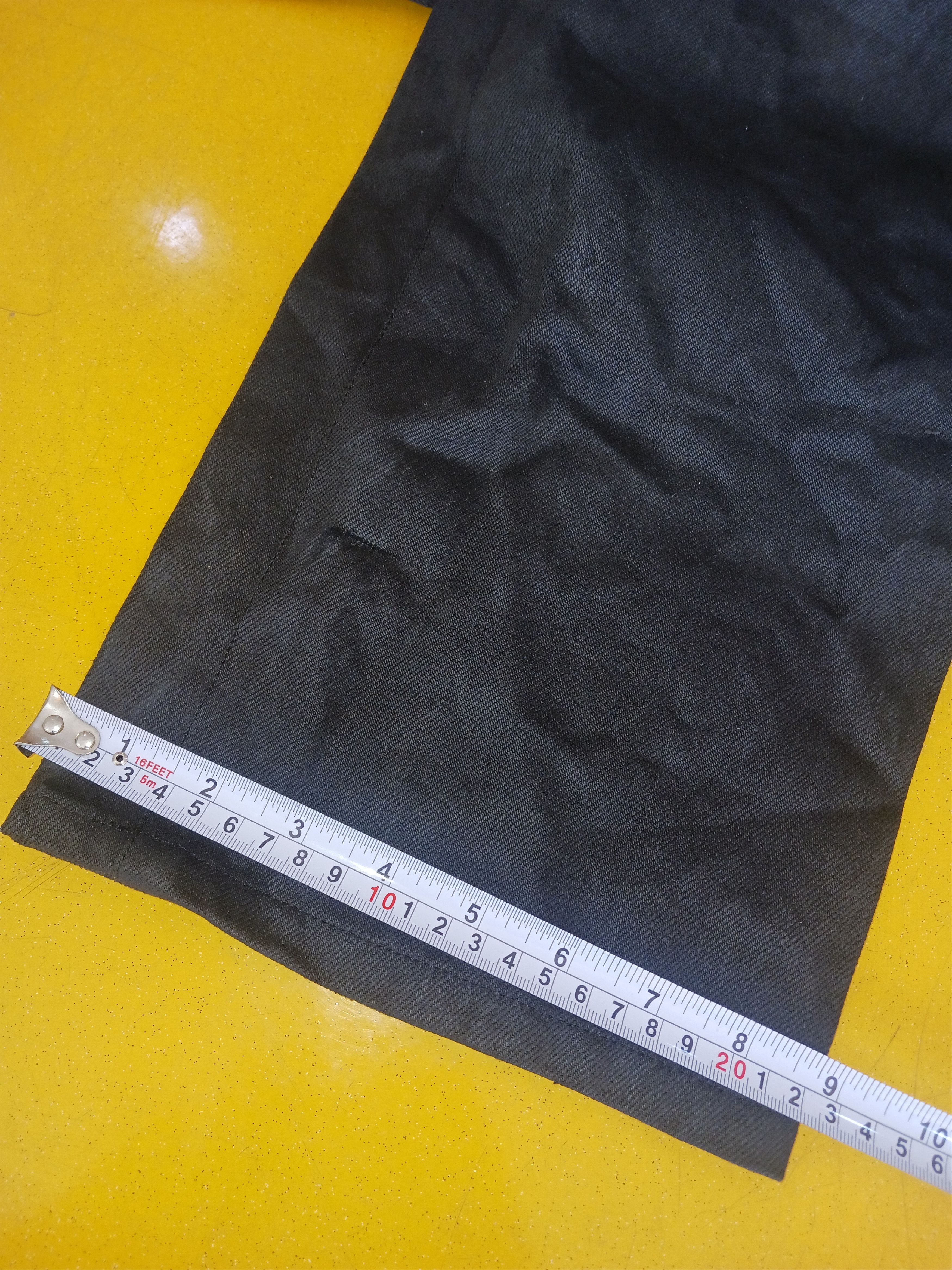 Designer RARE LQ. By Yohji Yamamoto Works & Friends Denim Pants Size US 34 / EU 50 - 9 Thumbnail