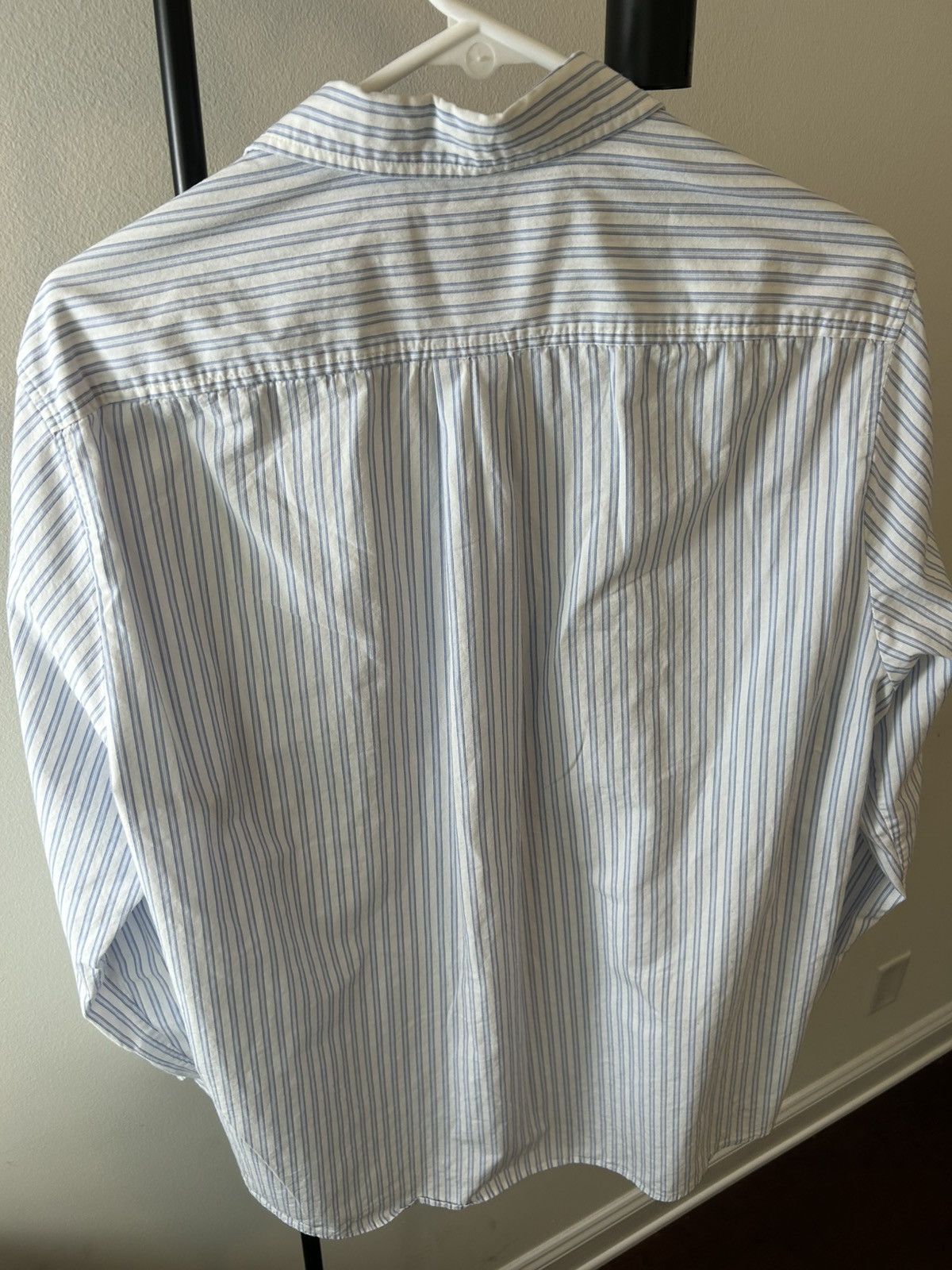 Nanushka Nanushka Blue & White Striped Button-Up Shirt – Size Large Size US L / EU 52-54 / 3 - 3 Thumbnail