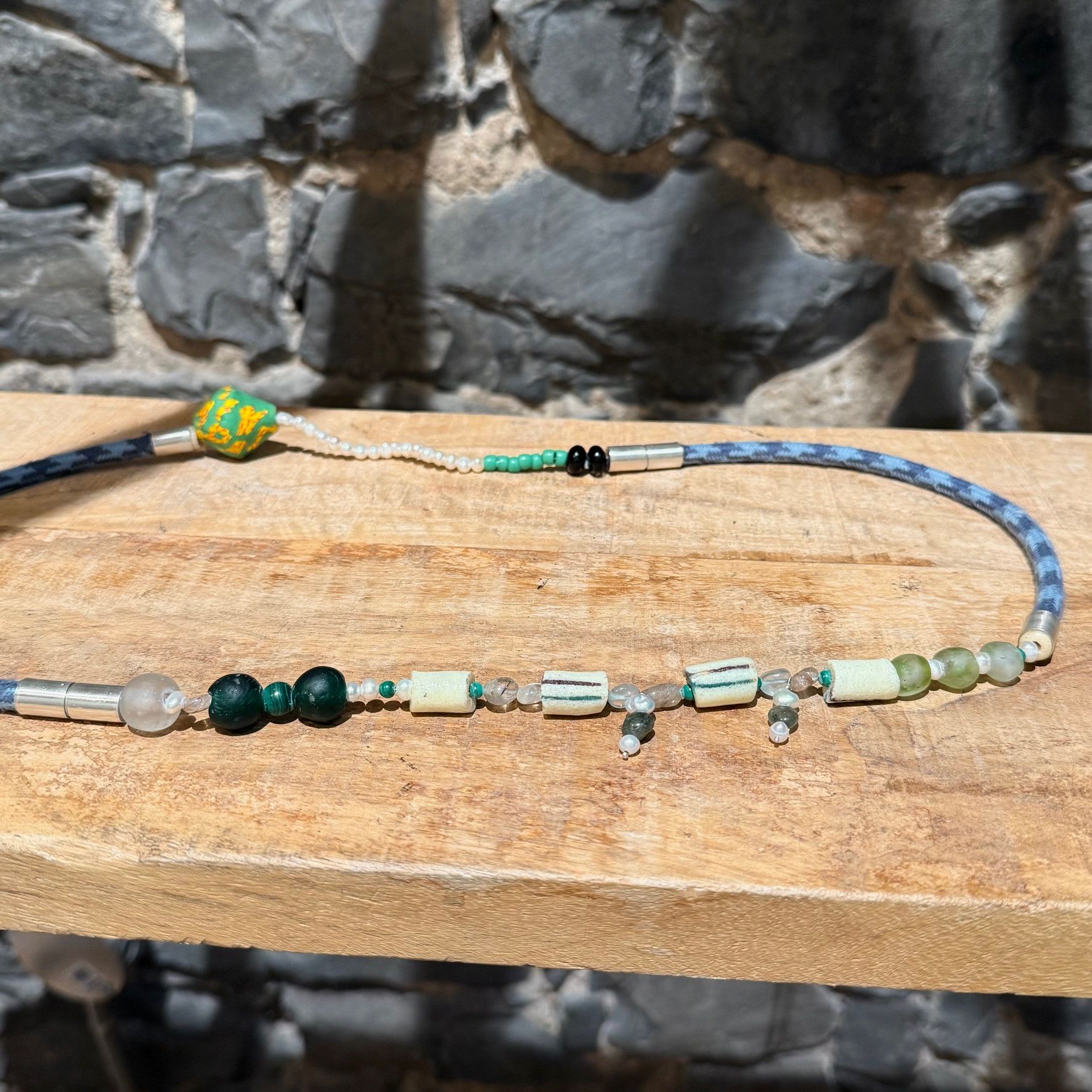Wales Bonner Wales Bonner X SSENSE Gemstones Charms Necklace Set Size ONE SIZE - 7 Thumbnail