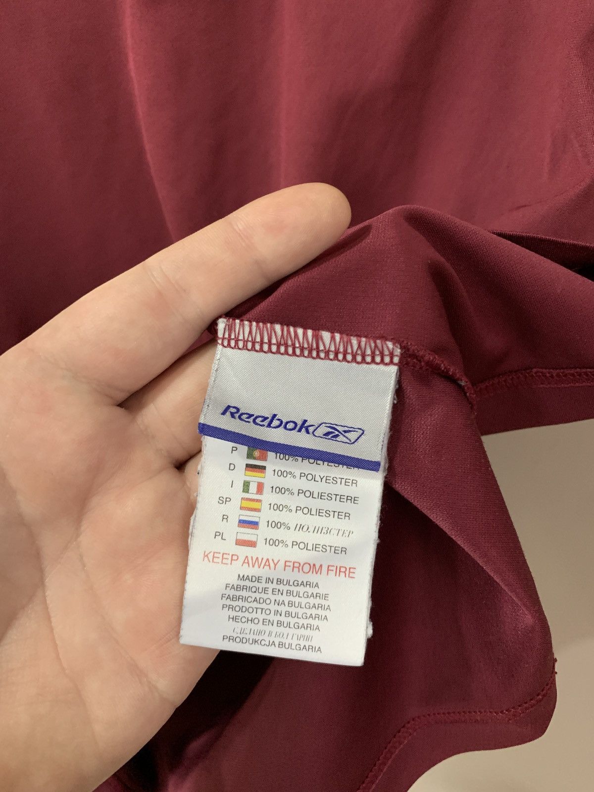 Reebok × Vintage Heart Of Midlothian Home Football Shirt Reebok Soccer Jersey Size US M / EU 48-50 / 2 - 16 Thumbnail