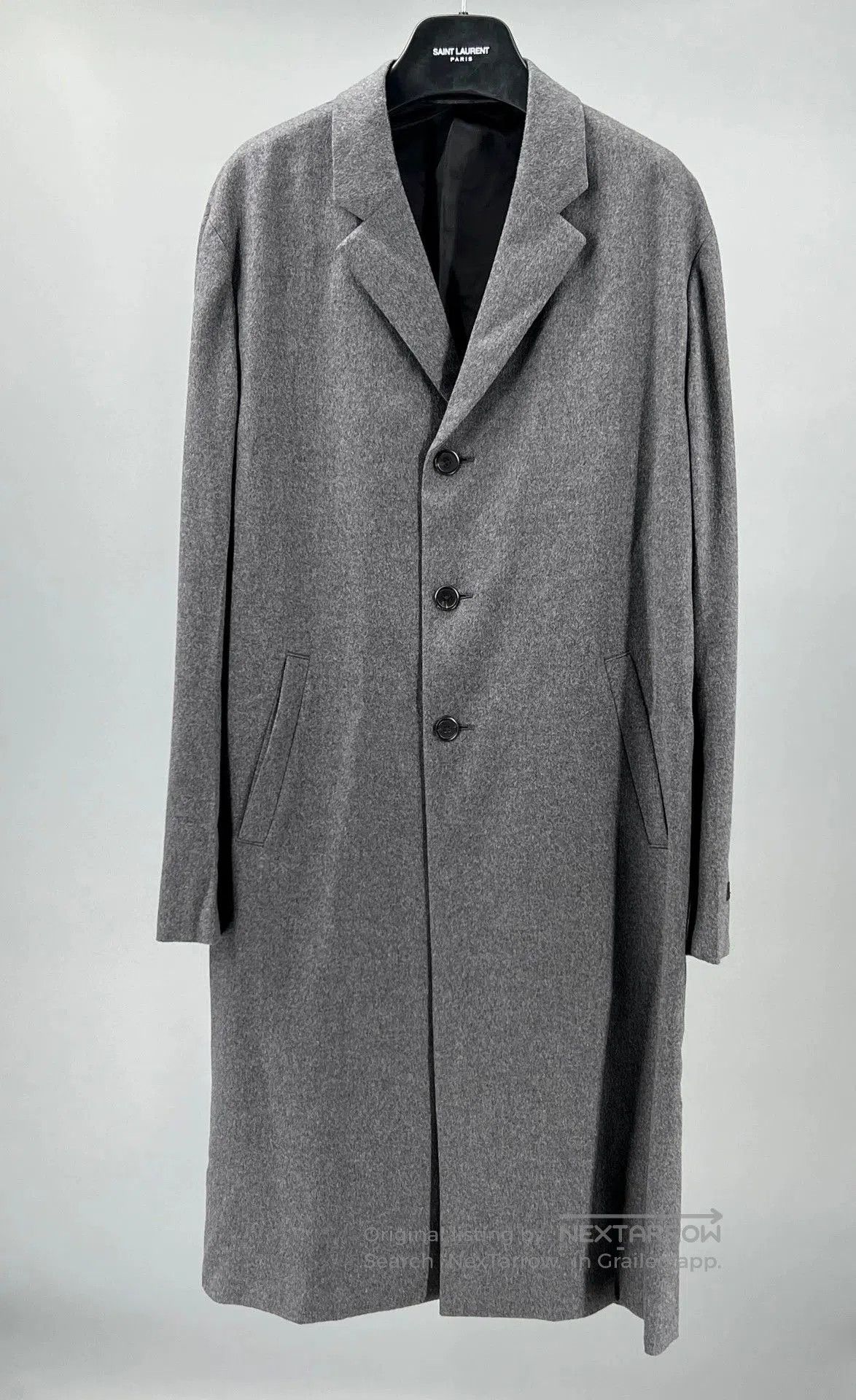 Prada grey cashmere long coat by prada. Size US L / EU 52-54 / 3 - 1 Thumbnail