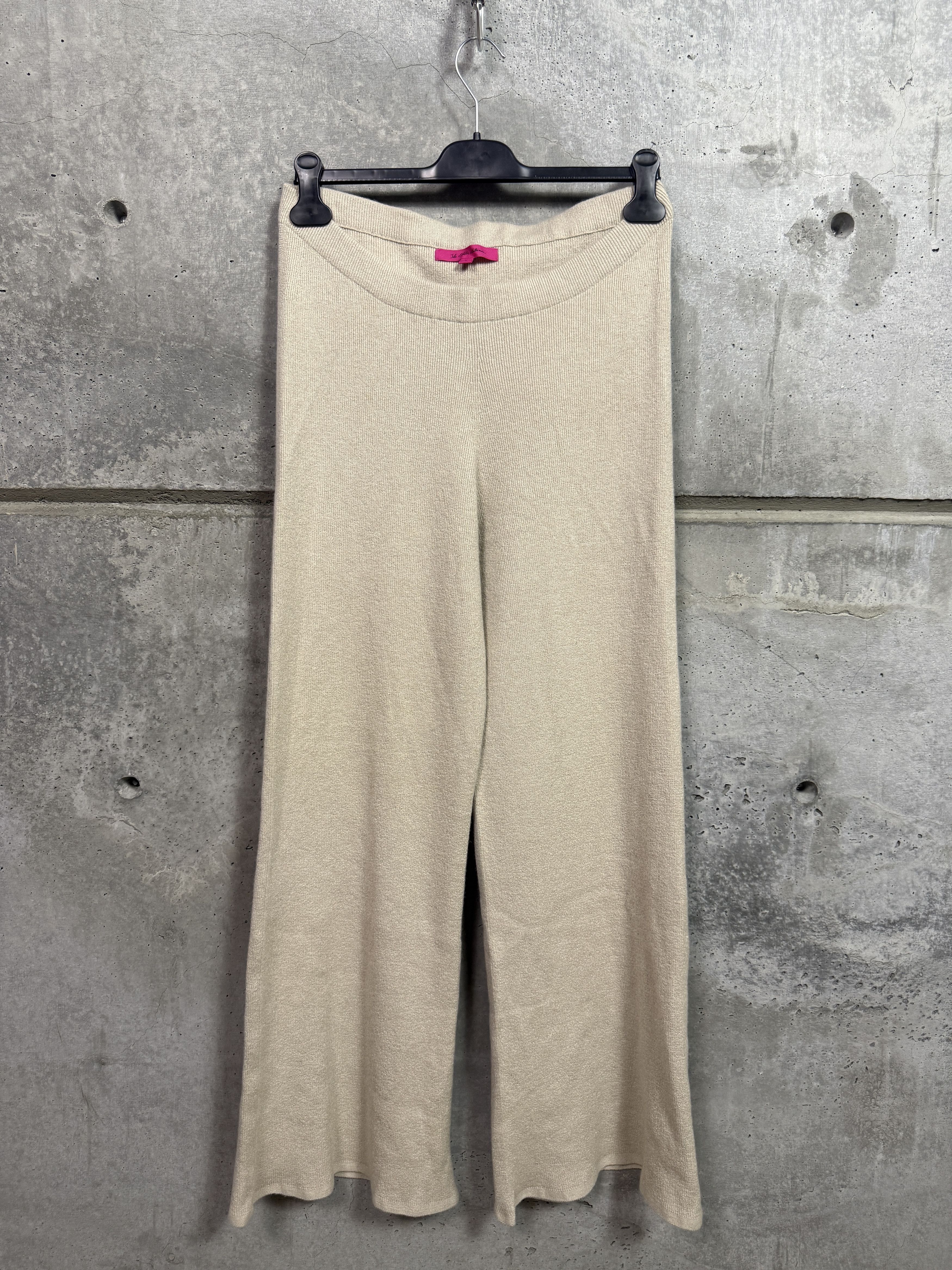 The Elder Statesman $895 The Elder Statesman Delicash Oatmeal Flare Pant Size 34" / US 12 / IT 48 - 8 Thumbnail