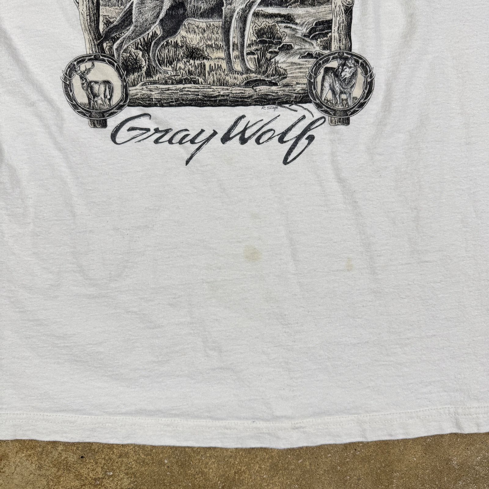 Fruit Of The Loom Vtg Fruit of the Loom Chicago Gray Wolf Tee Unisex Medium Size US M / EU 48-50 / 2 - 4 Thumbnail