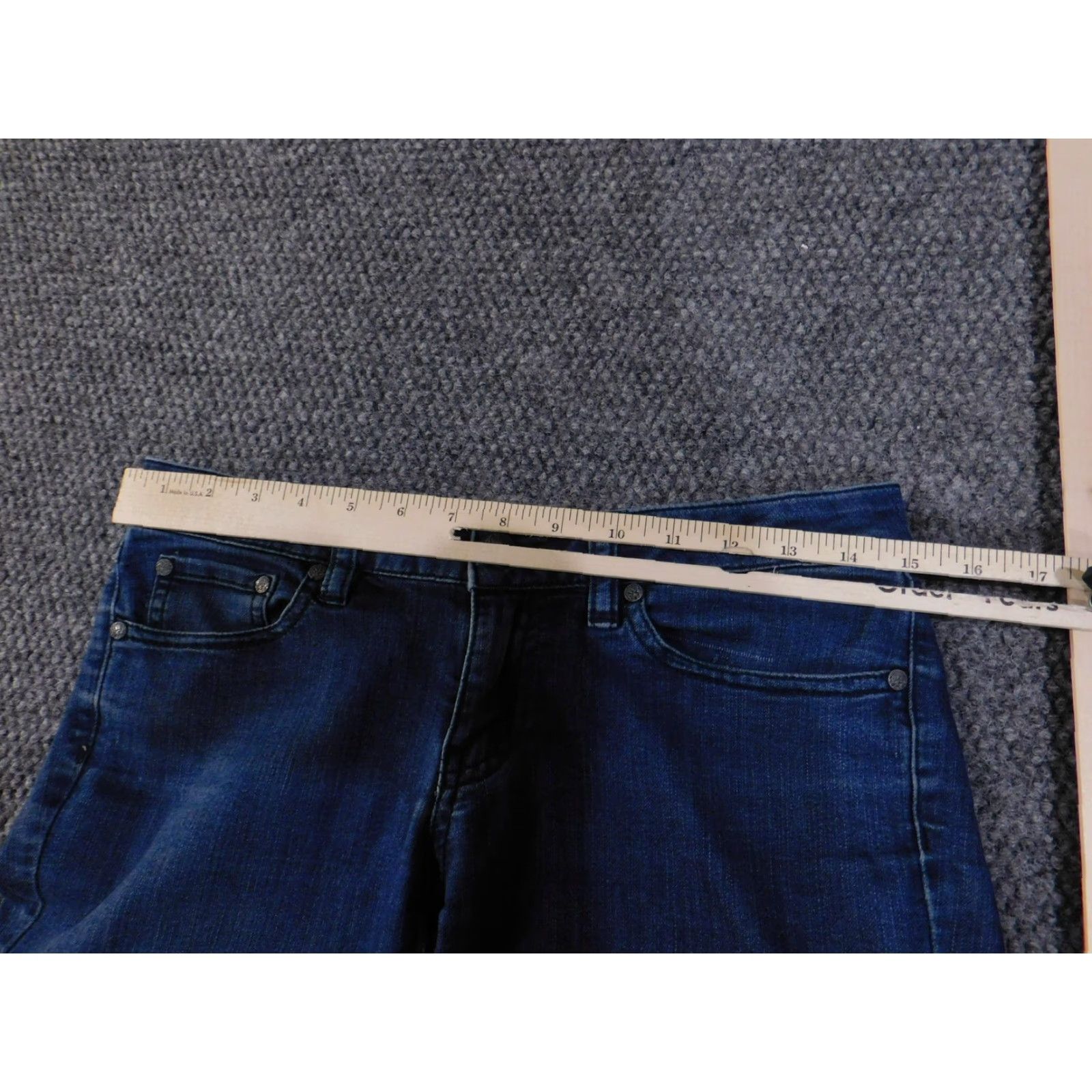 Prana PrAna Jeans Womens 2 Blue Straight Leg Denim Classic Stretch Mid Rise Casual Size 26" / US 2 / IT 38 - 4 Thumbnail