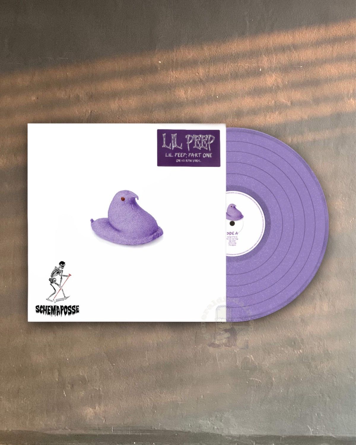 Lil Peep LIL PEEP PART ONE Sugar Purple Vinyl 45 record gothboiclique Size ONE SIZE - 1 Thumbnail