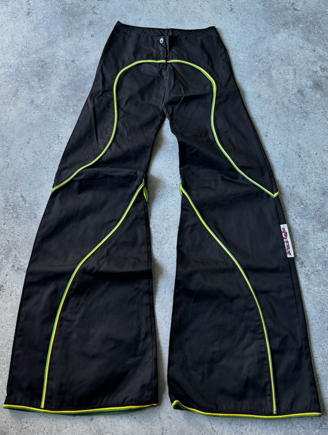 Japanese Brand × Junya Watanabe × Vintage Vintage Cotton Big Flare JNCO Style Pants Size US 28 / EU 44 - 1 Thumbnail