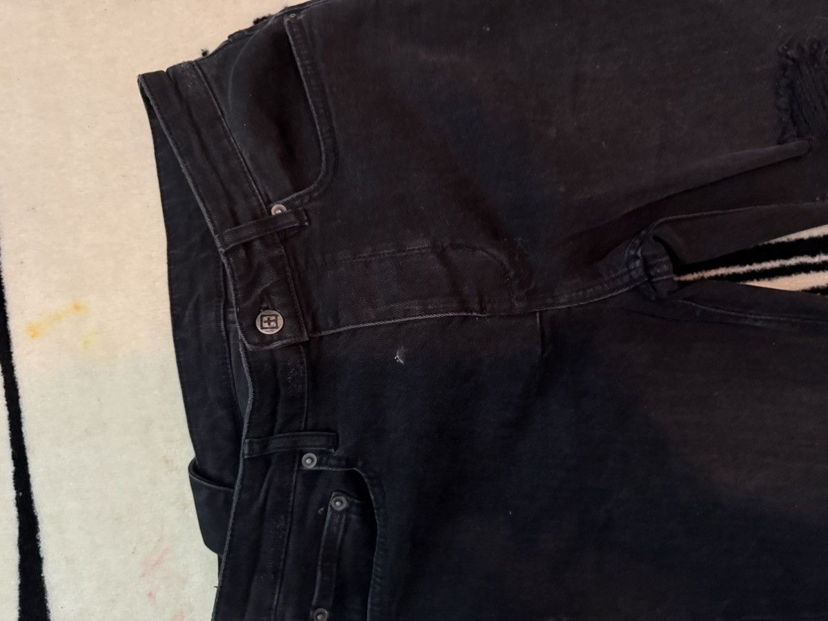 Ksubi Ksubi Black Distressed Skinny Jeans – Size 29 Size US 29 - 3 Thumbnail