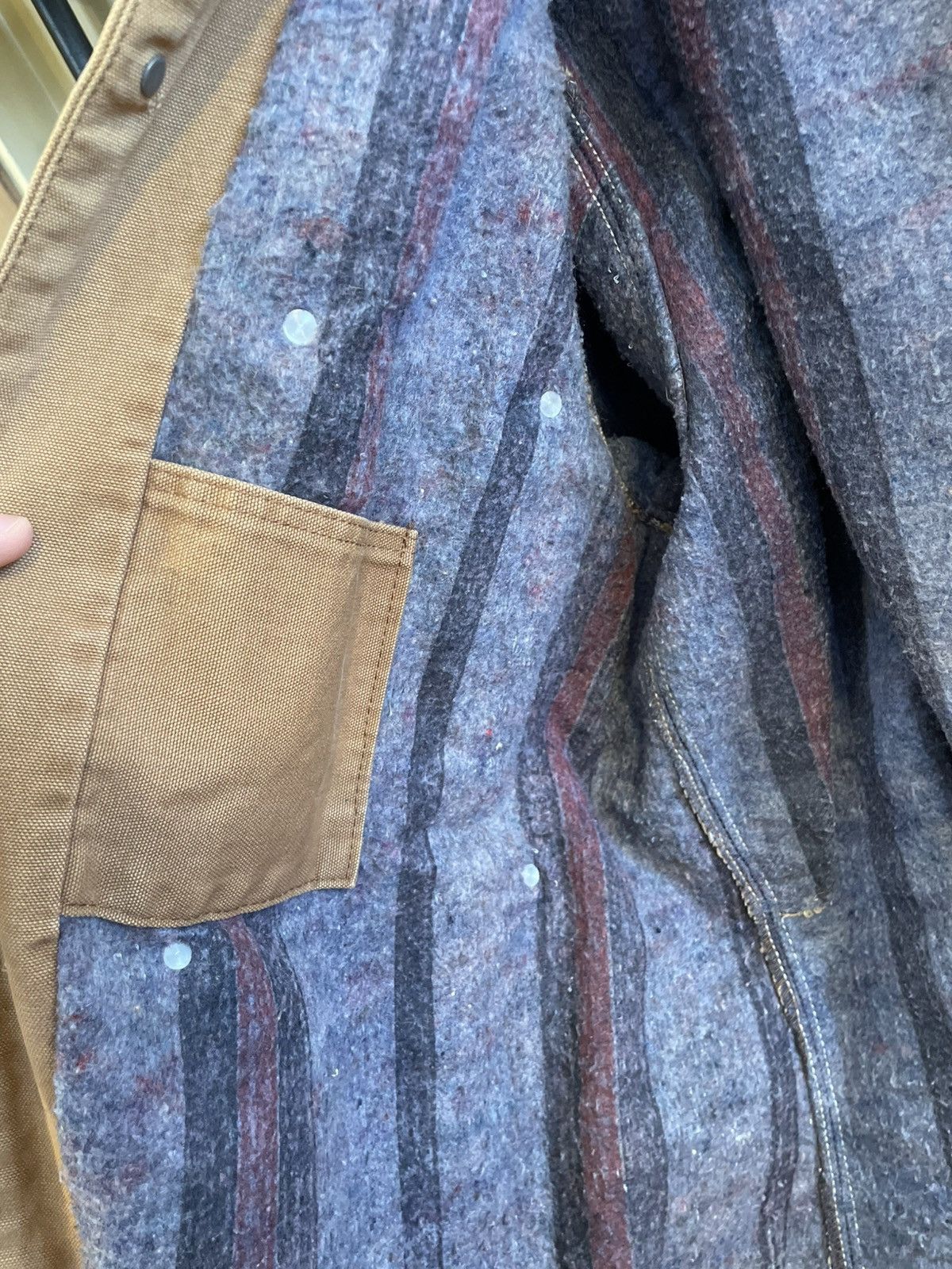 Carhartt Vintage Carhartt Blanket lined chore coat (1980s?) Large Size US L / EU 52-54 / 3 - 12 Thumbnail