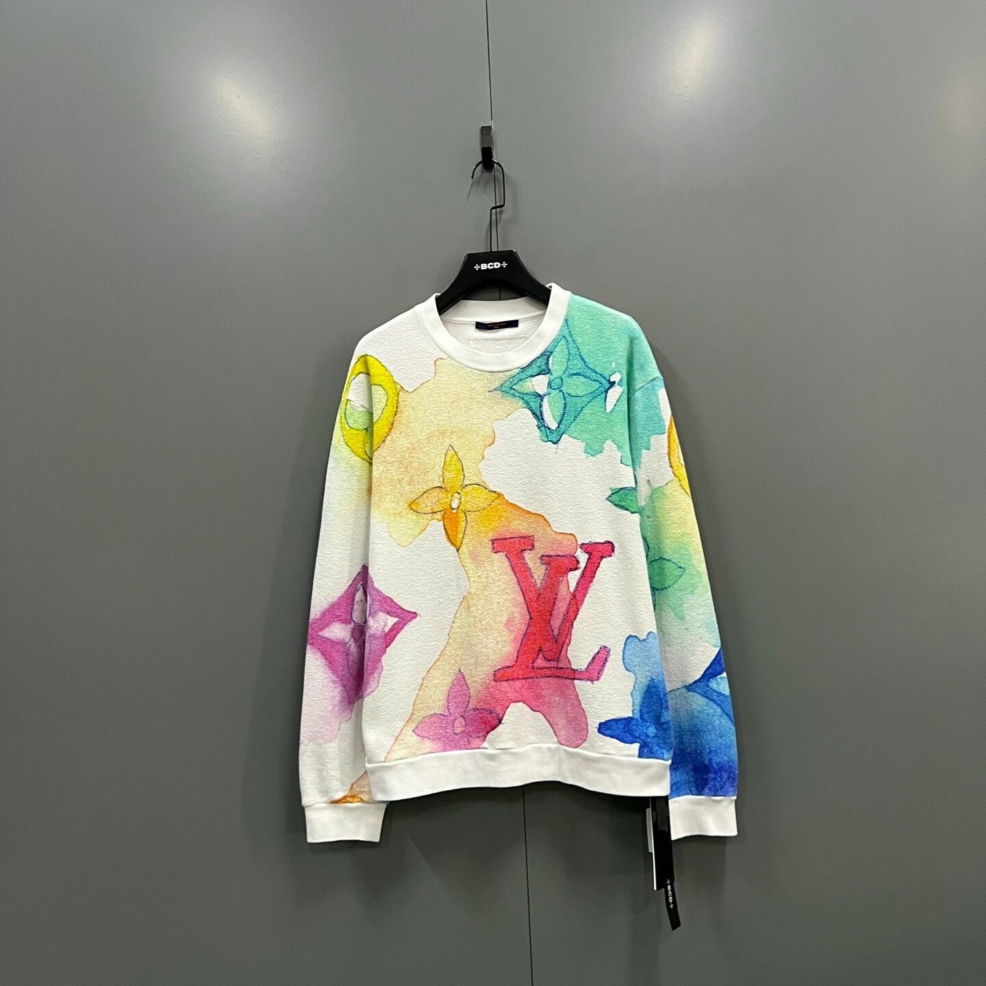 Louis Vuitton Louis Vuitton Ink Wash Monogram Sweatshirt Size US XL / EU 56 / 4 - 1 Thumbnail