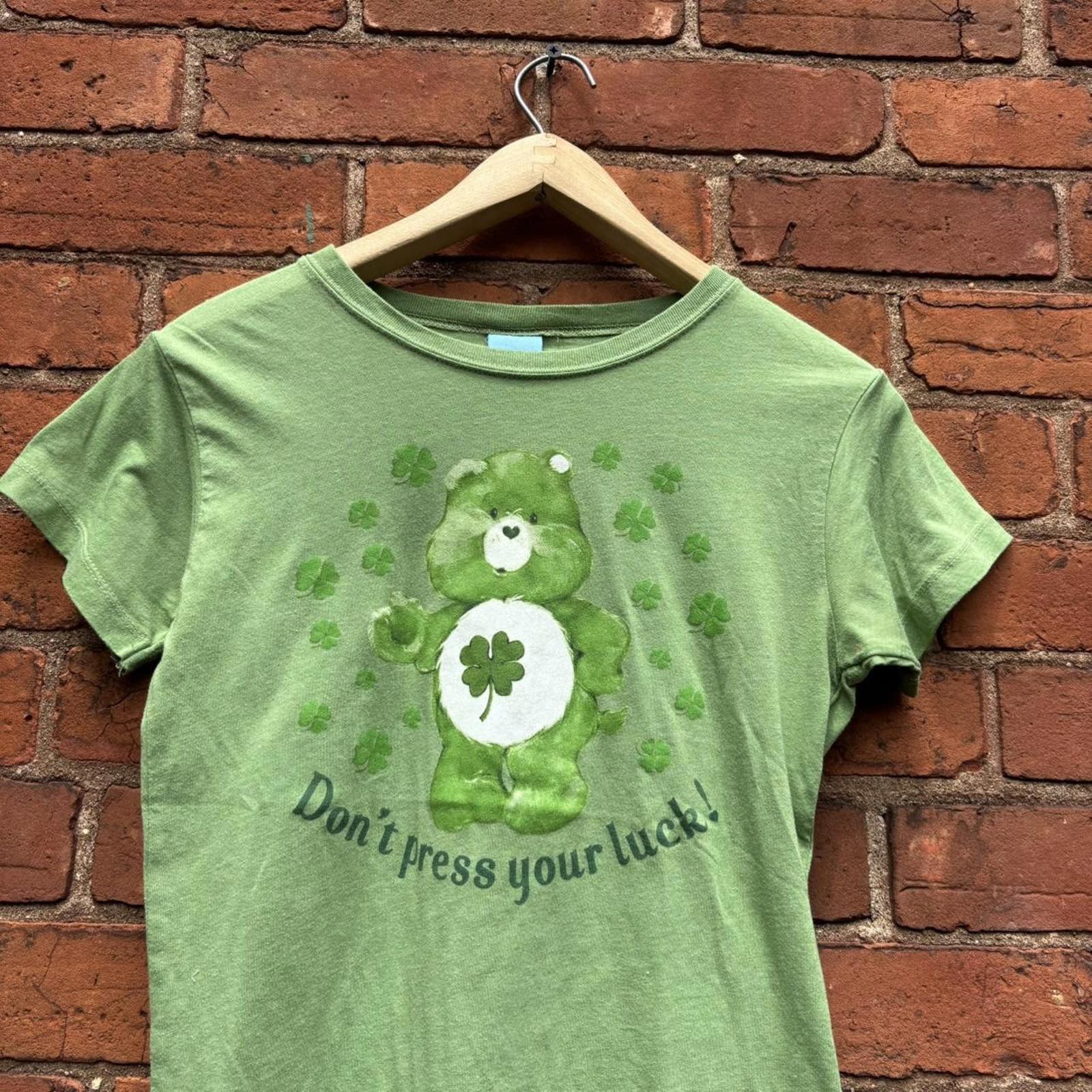 Designer Vintage Care Bears don’t press your luck t shirt 2006 L Size L / US 10 / IT 46 - 3 Thumbnail