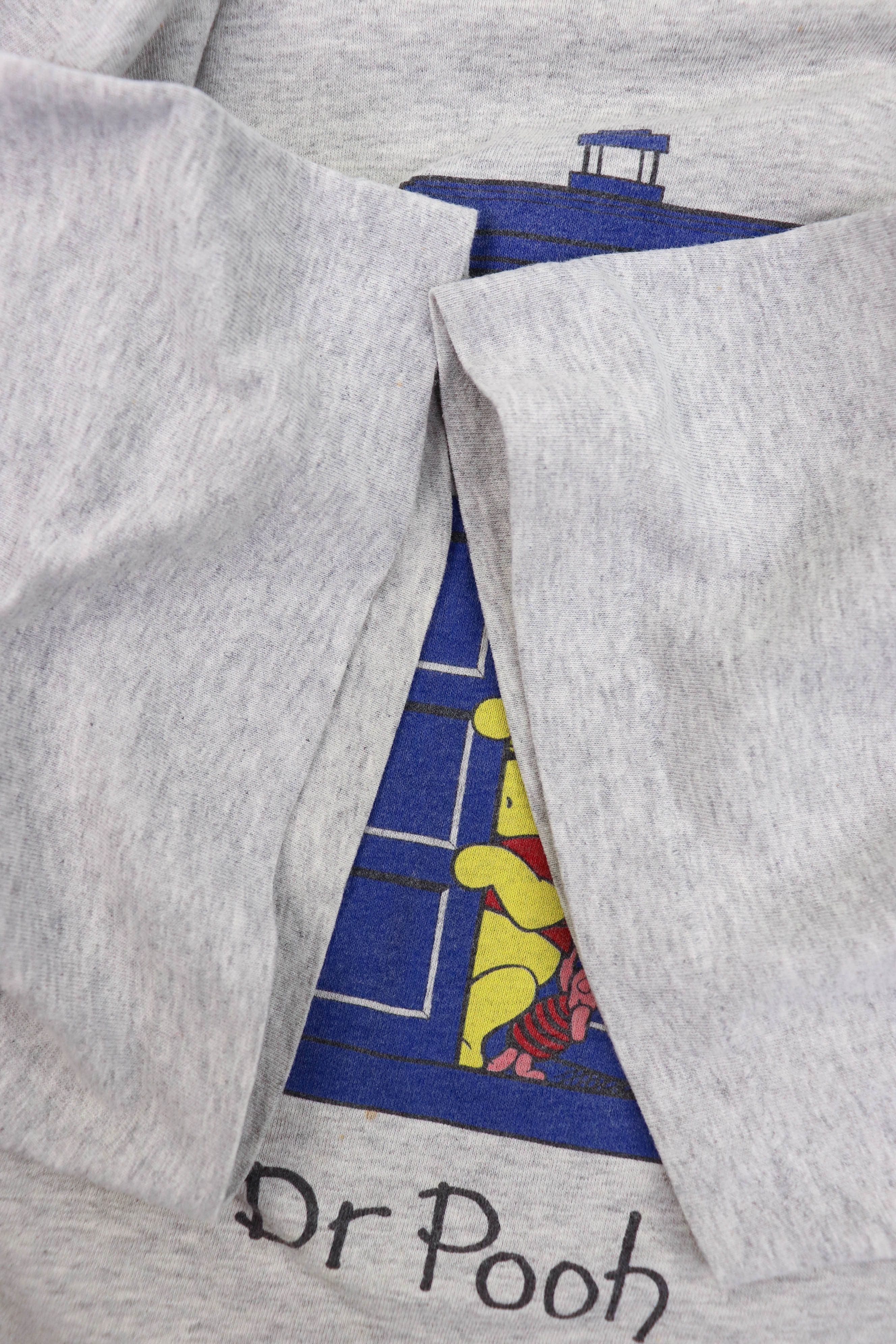 Disney Winnie The Pooh Doctor Who Graphics Vintage T-shirt Tee Size US XL / EU 56 / 4 - 7 Thumbnail