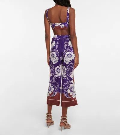 Valentino o1y0326 Crop Top in Multicolor Size XS / US 0-2 / IT 36-38 - 2 Thumbnail