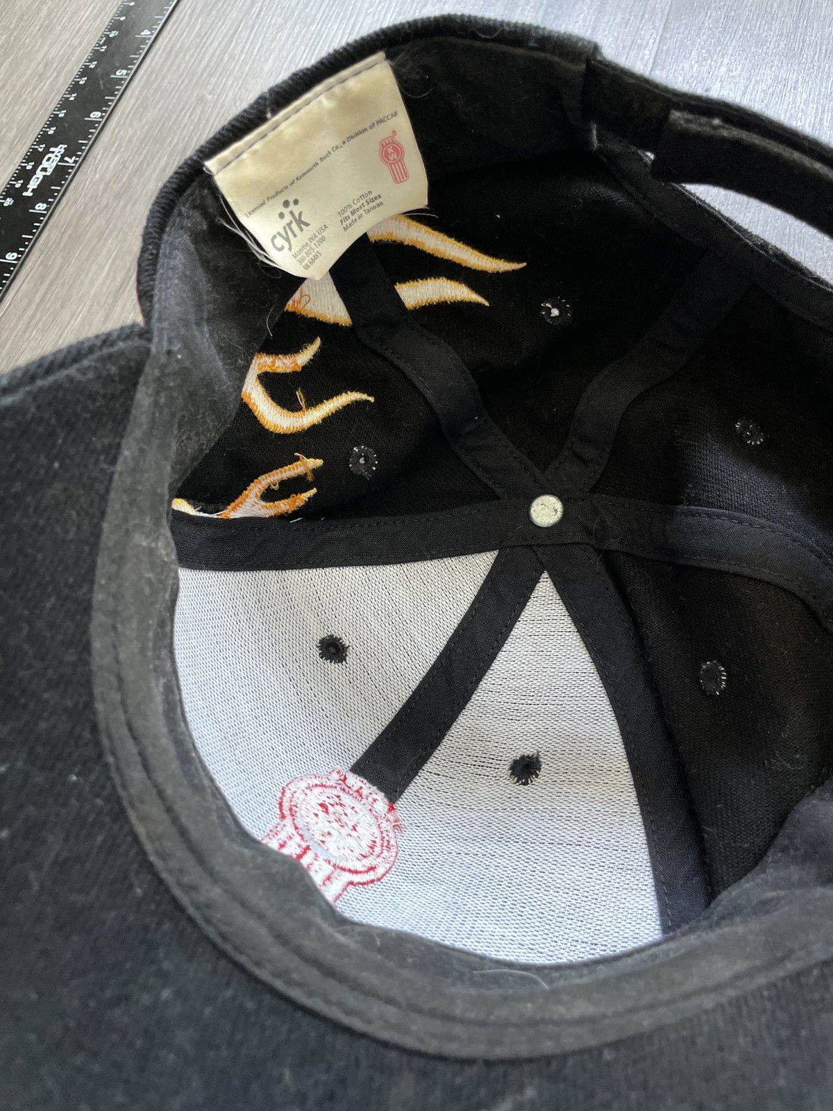 Vintage Y2K Kenworth Trucks Company “Flames” Logo Hat (Sz. OS) Size ONE SIZE - 5 Thumbnail