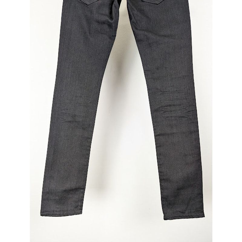 Saint Laurent Paris o1rshd1 SK 5P Low Wash Jeans in Worn Black Size US 27 - 13 Thumbnail