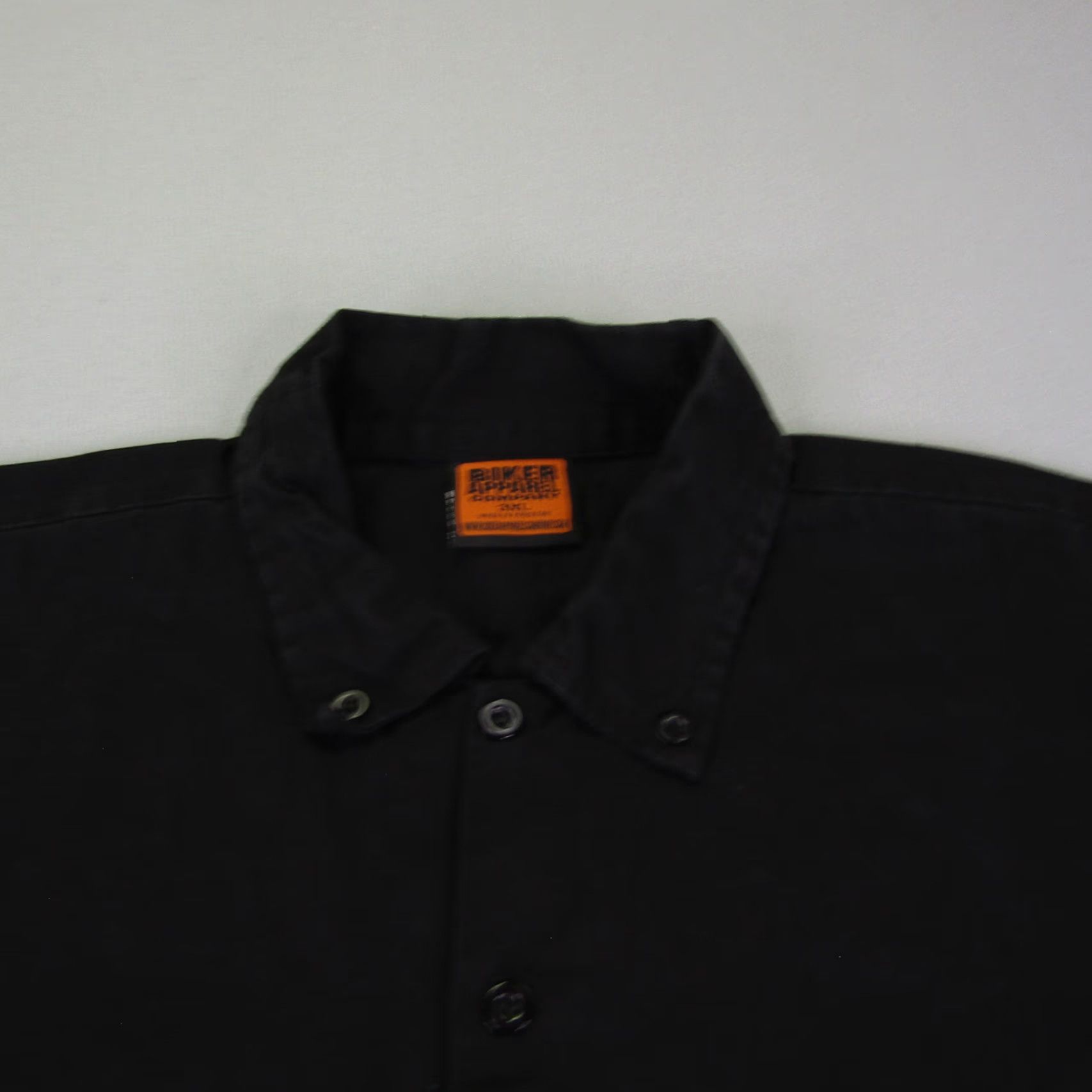 Vintage VINTAGE Biker Apparel Button-Up Shirt Mens 3XL Black Short Sleeve Collared Casual Motorcycle Outdoor Size US XXL / EU 58 / 5 - 3 Thumbnail