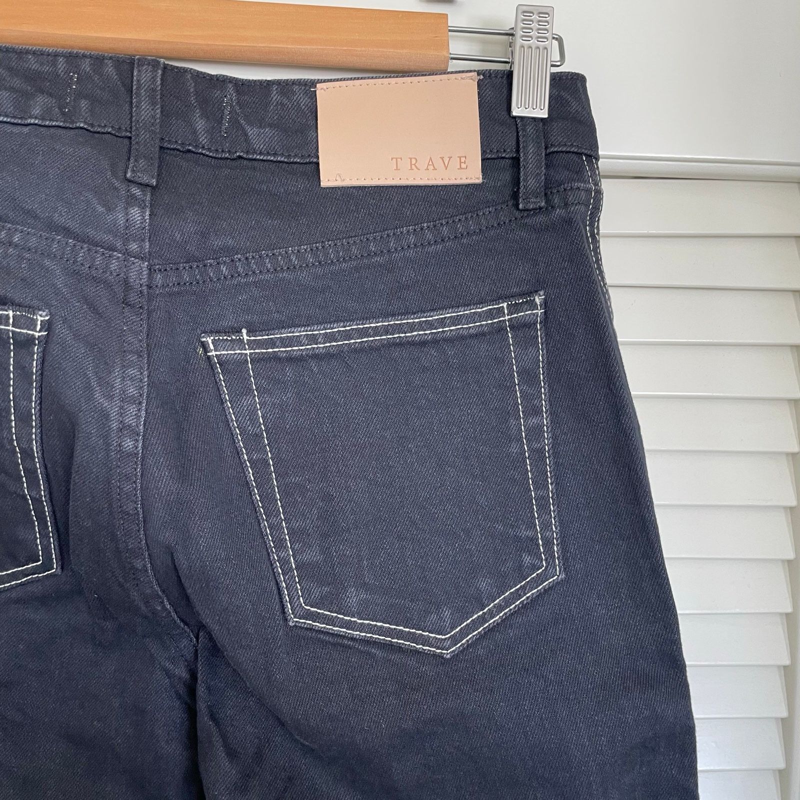 Other NWT Trave Amelia Black Betty Slim Straight Sz 27 Deadstock Size 27" / US 4 / IT 40 - 5 Thumbnail