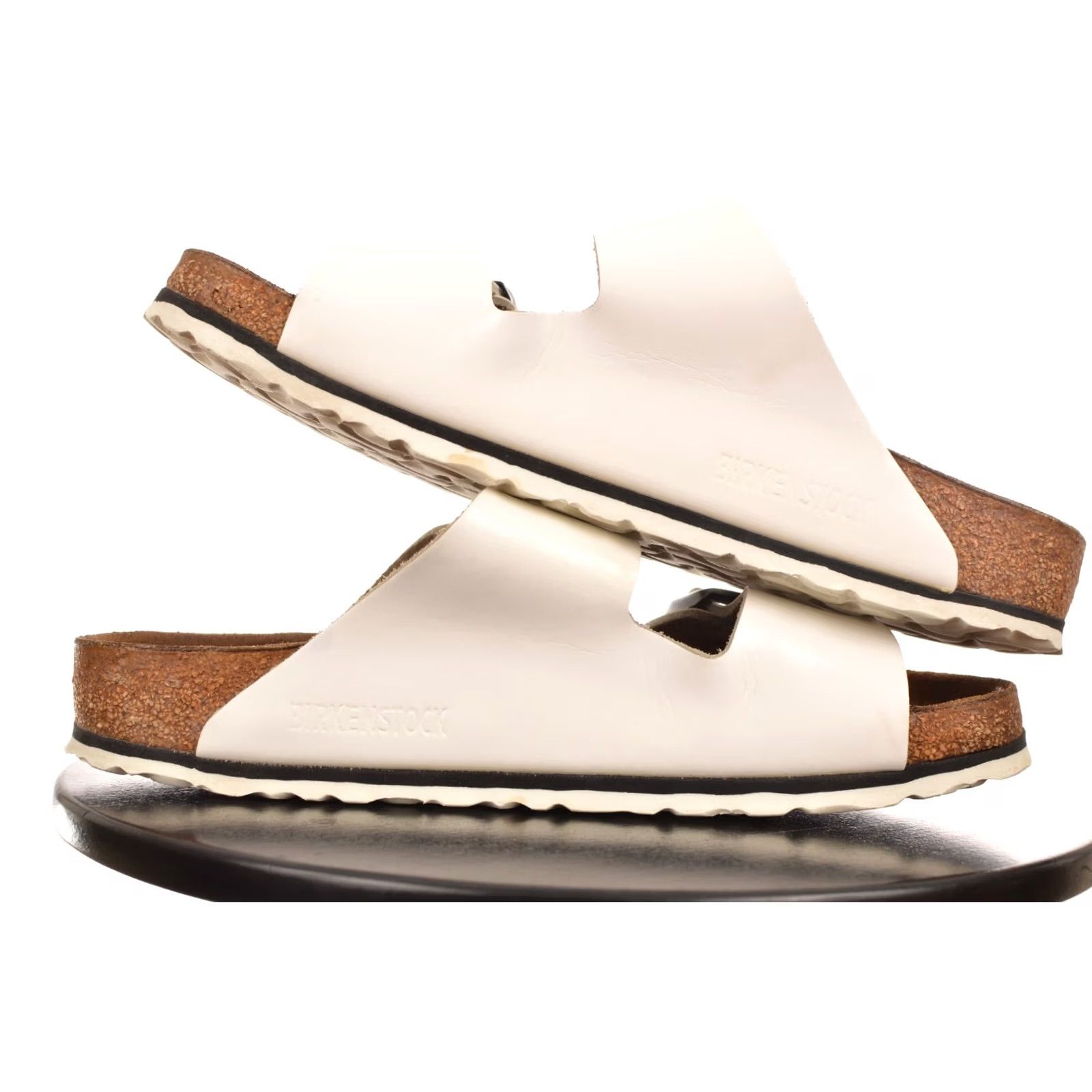 Birkenstock Birkenstock Arizona White Cork Sandals Slides Made in Germany Size EU 37 / US 6 / US Women 6? Size US 6 / IT 36 - 7 Thumbnail