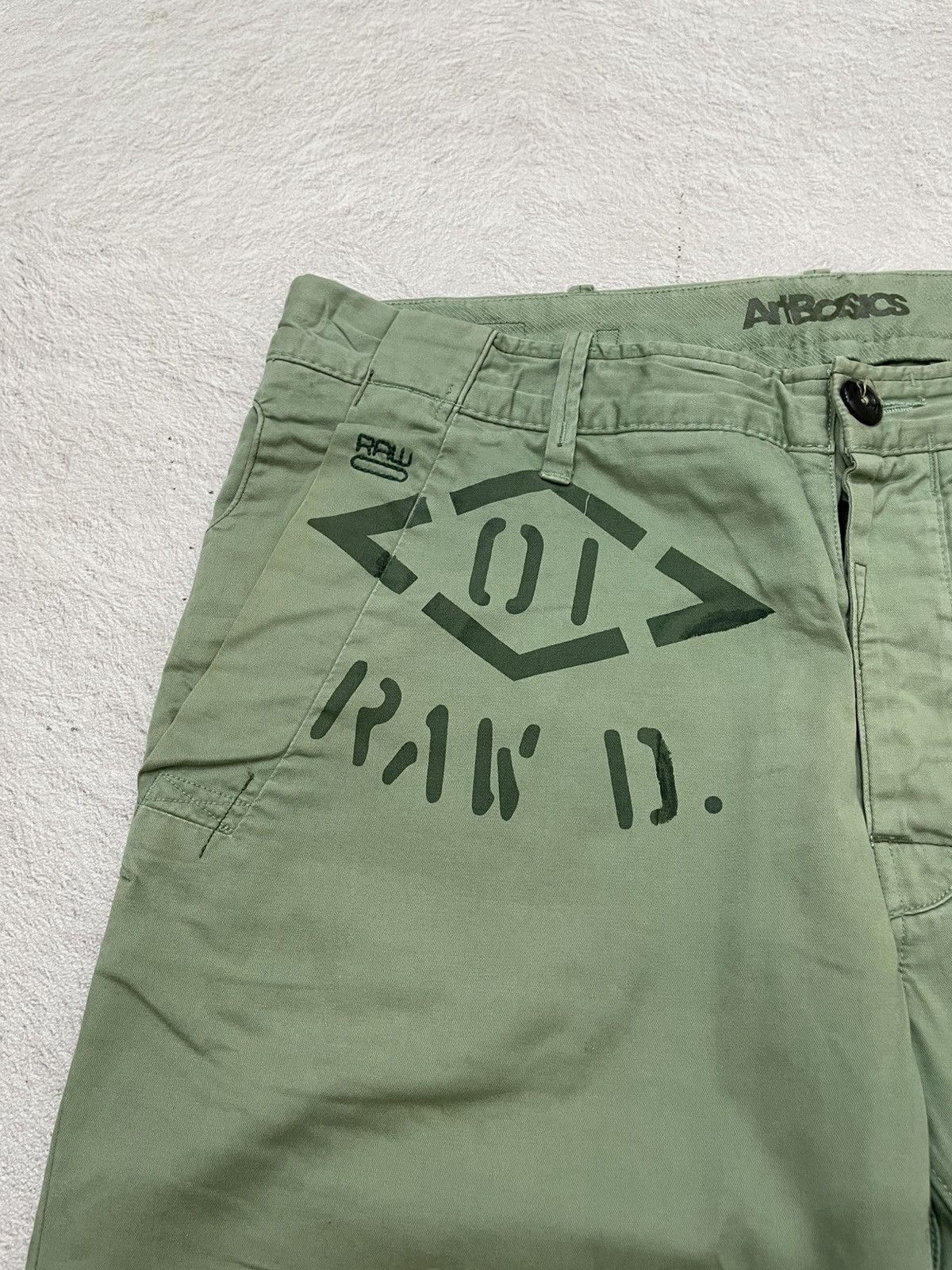 G-Star 2000s G-Star Shorts Pants Artbasic Japan Brand Y2K Size US 35 - 4 Thumbnail