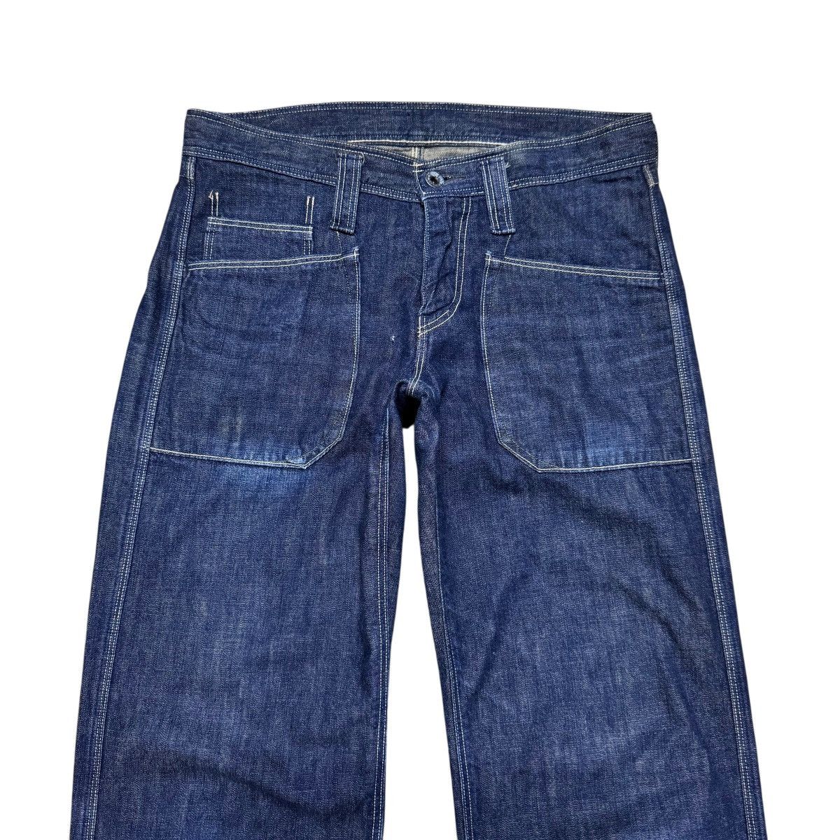 Japanese Brand Domingo Japan Denim Military Fatigue Pants Size US 30 / EU 46 - 3 Thumbnail