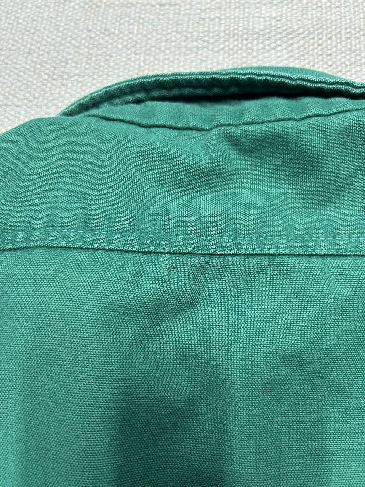 Vintage Vtg 80s work shirt five brother heavy canvas aqua XL tall Size US XL / EU 56 / 4 - 13 Thumbnail