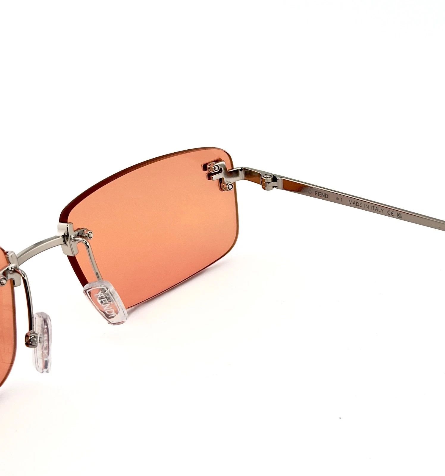 Fendi FENDI FE4172US FIRST 4172 Silver Orange Narrow Fashion 16J Size ONE SIZE - 8 Thumbnail